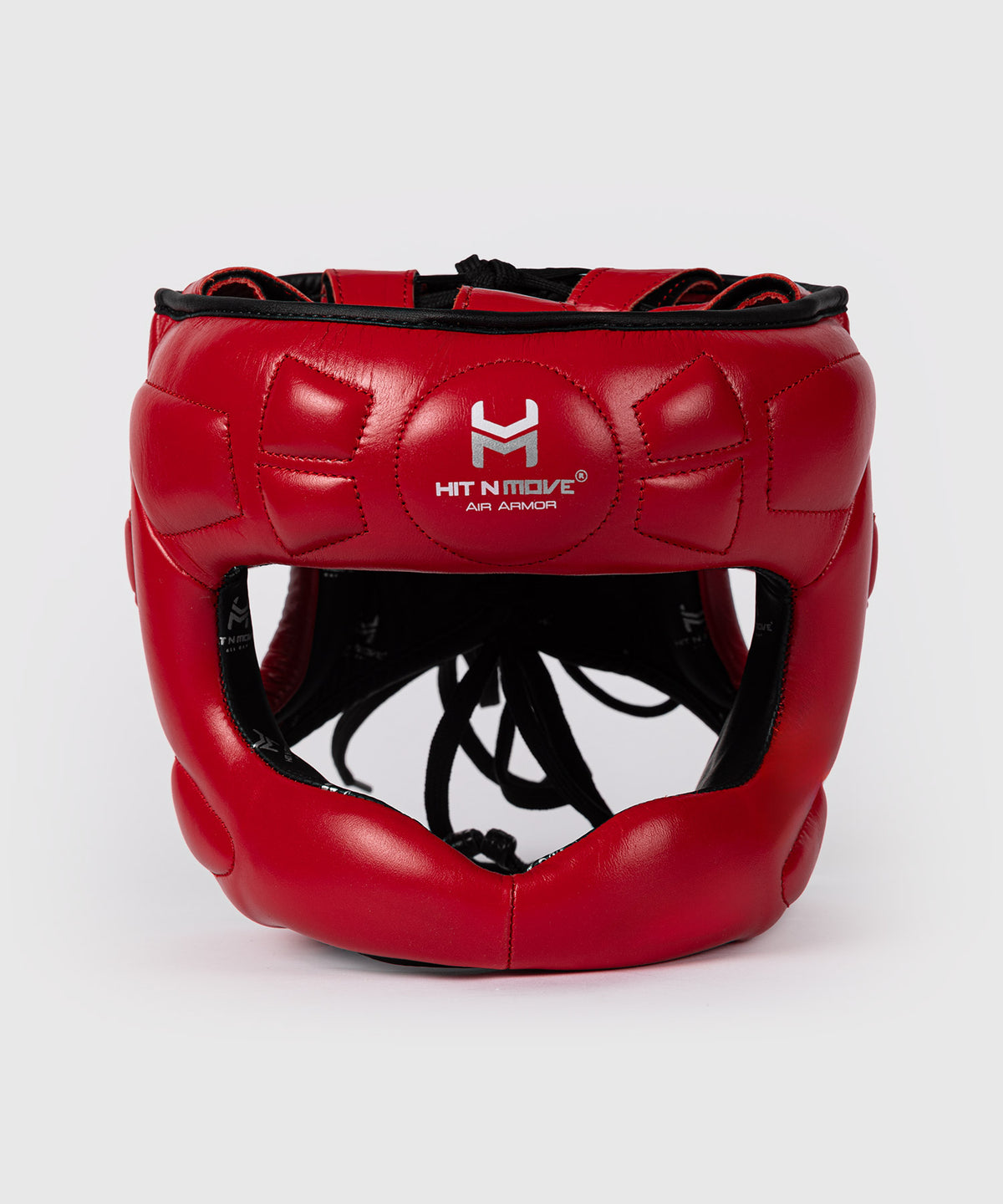 Hit N Move Casco de Boxeo con Barra - Rojo