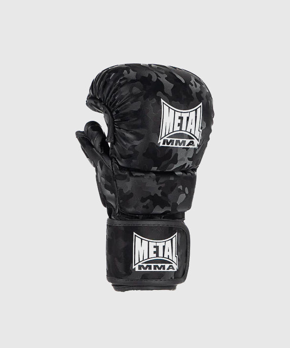 The Shell Sparring Metal Boxing Mma Gloves - Black/Camo