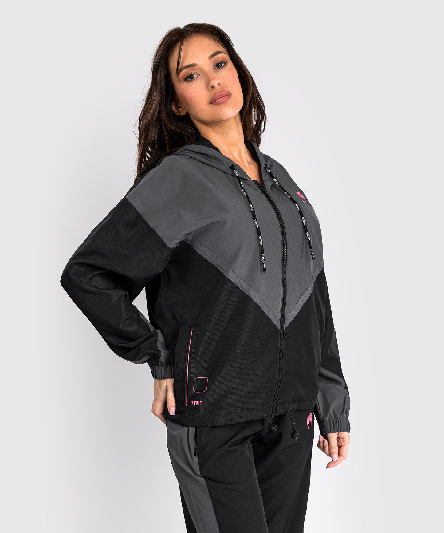 Venum Tactical XT Warm-Up Jacket - Black/Temper Storm Grey