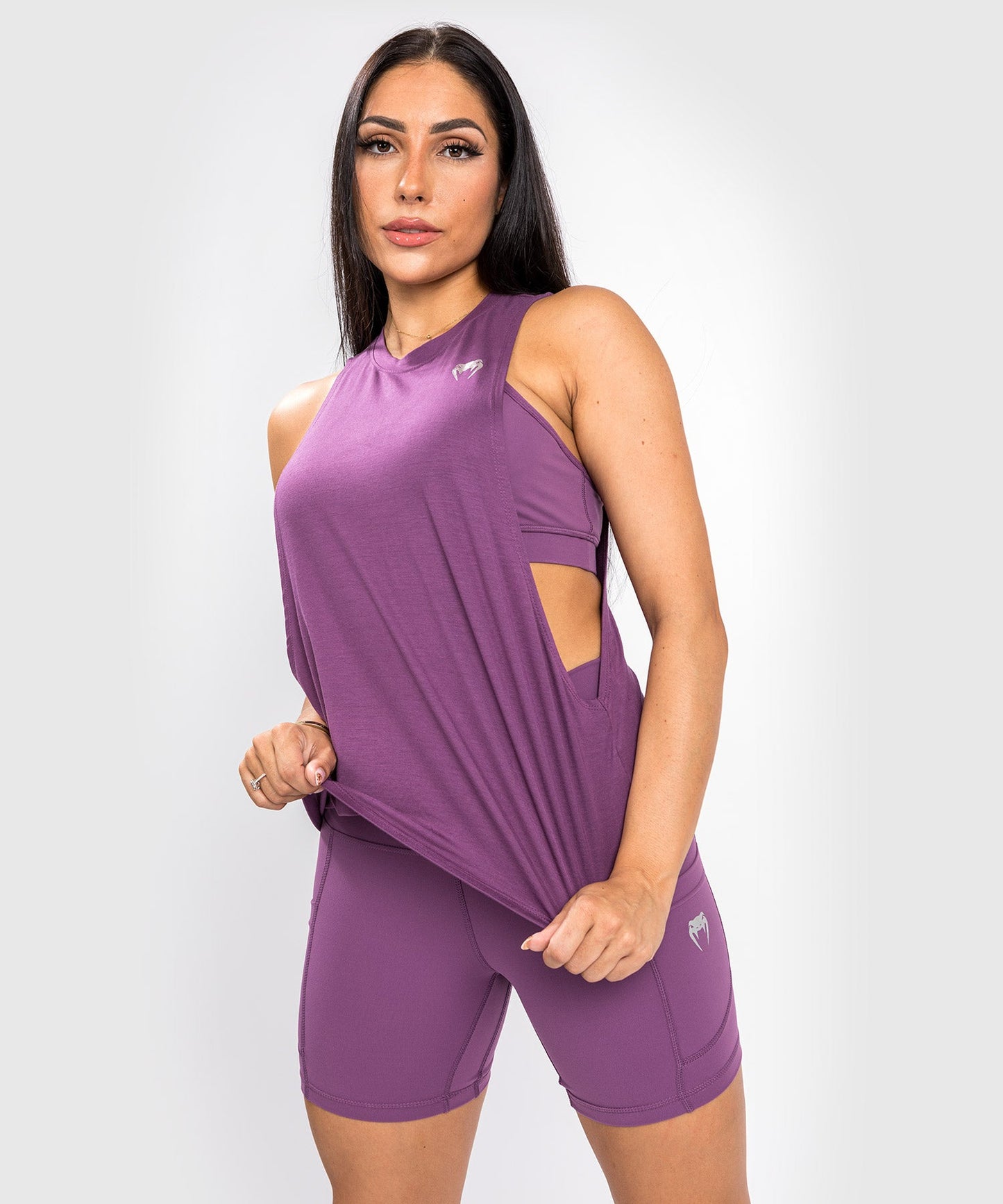 Venum Essential Tank Top - Dark Orchid/Brushed Silver