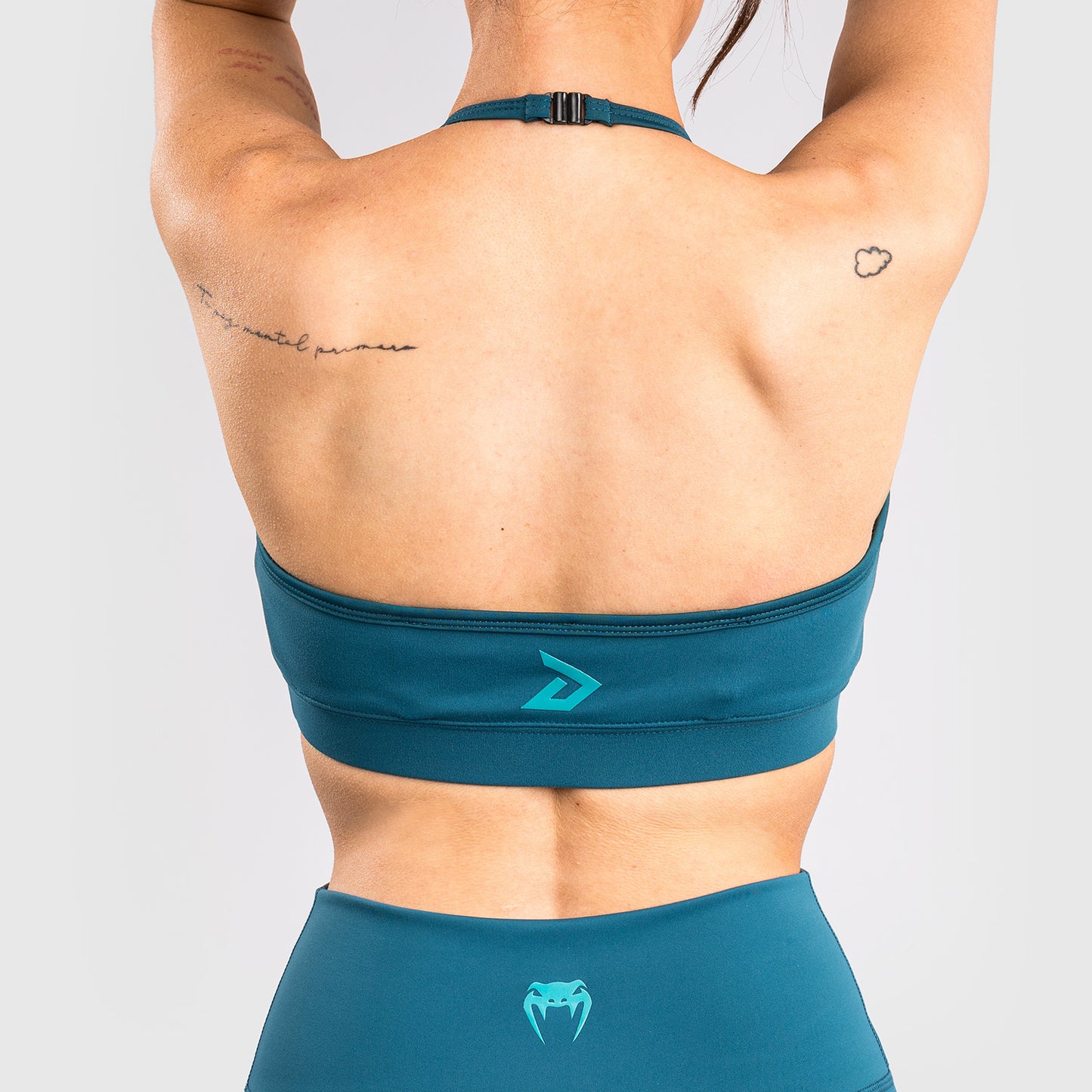 Women's sports bra Venum x Demi - Azure blue