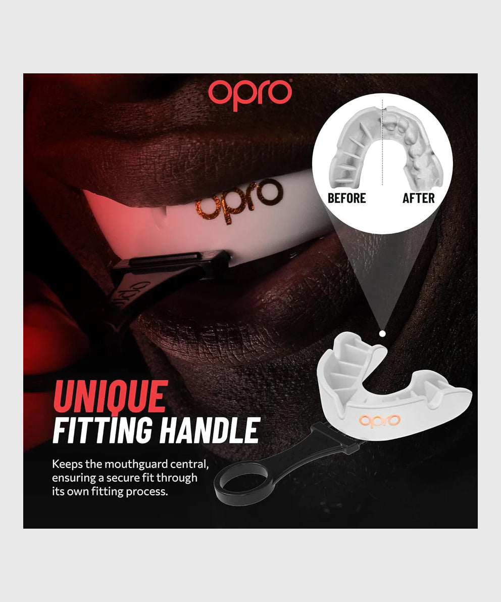 Protège-Dents Opro Ufc Silver - Noir/Bronze