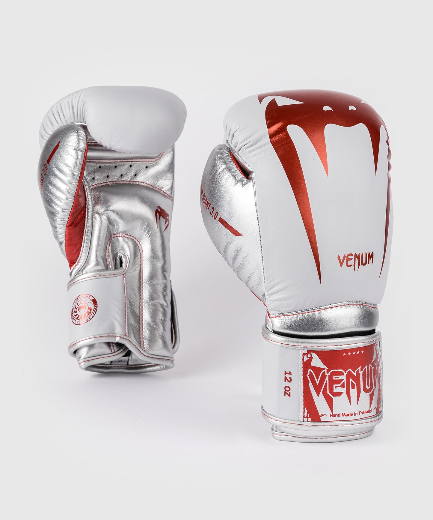 Venum Giant 3.0 Guantes de boxeo - Rojo/Plata - Edición especial