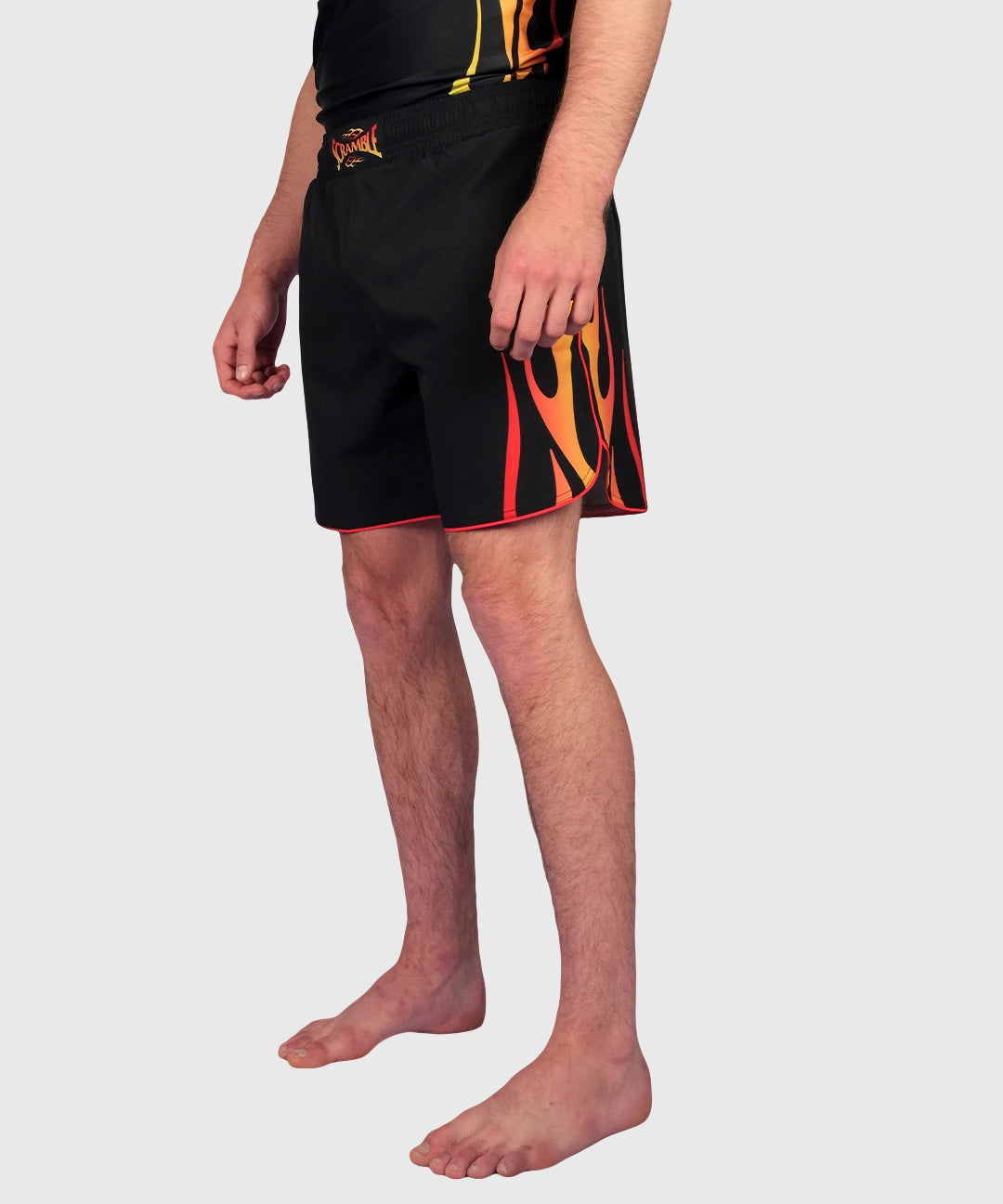 Fightshort Scramble 1998 Fire - Noir/Rouge