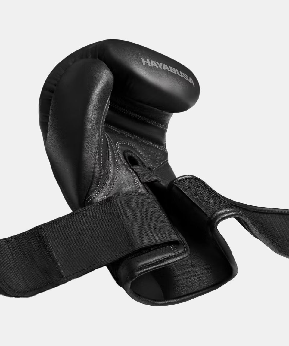 Hayabusa T3 Kanpeki Boxing Gloves - Black/Black