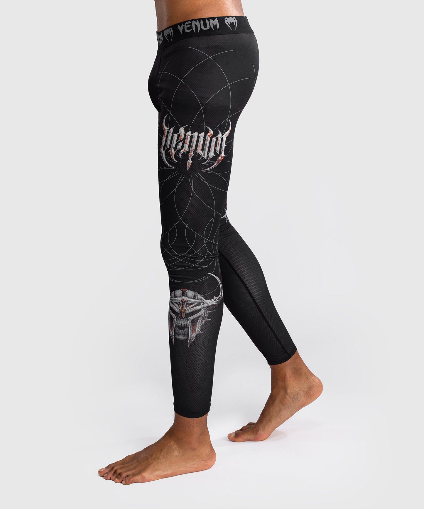 Venum Gladiator 5.0 Men's Compression Pants - Black/Silver