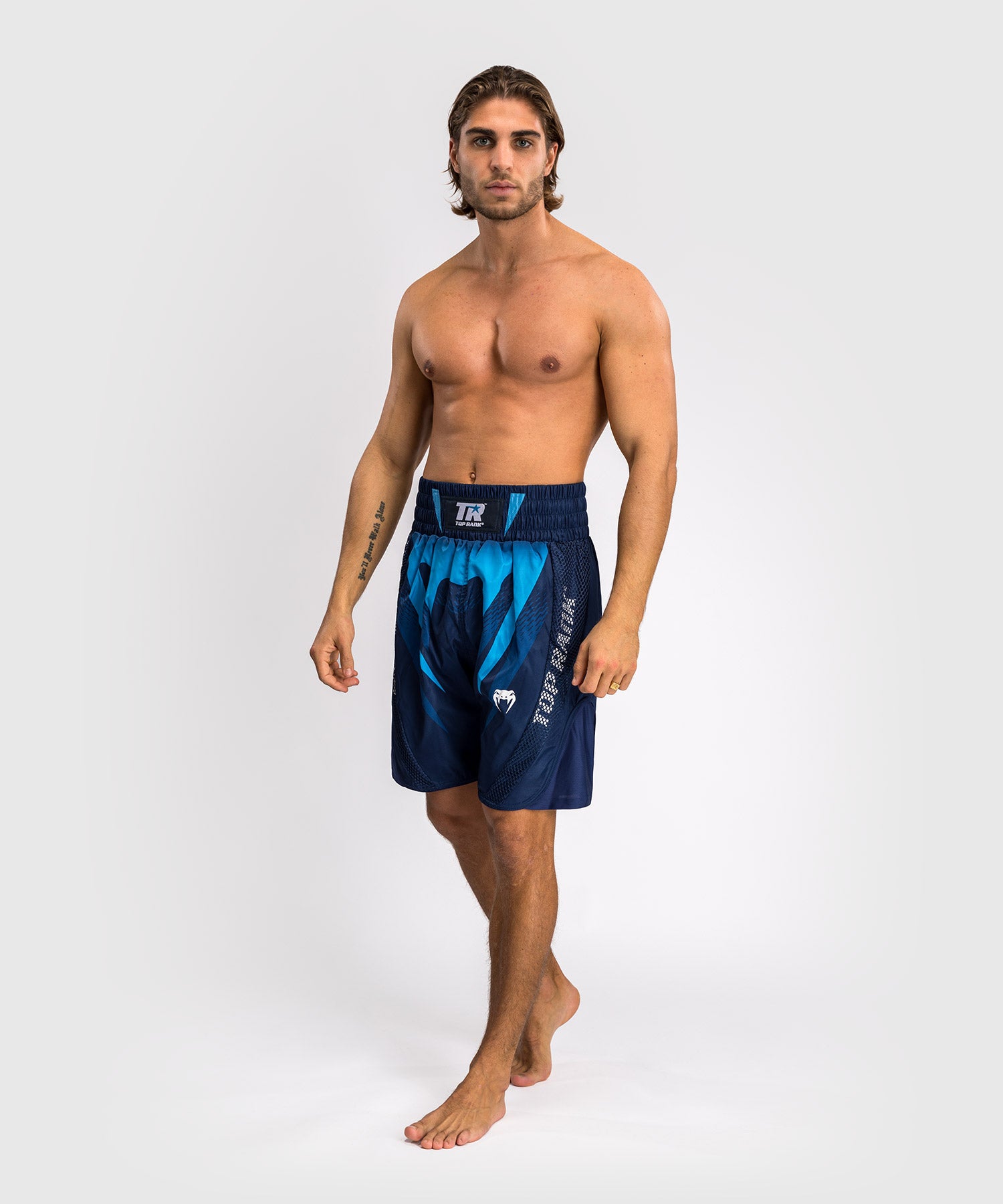Venum x Top Rank Original Men's Boxing Shorts - Navy Blue – Dragon