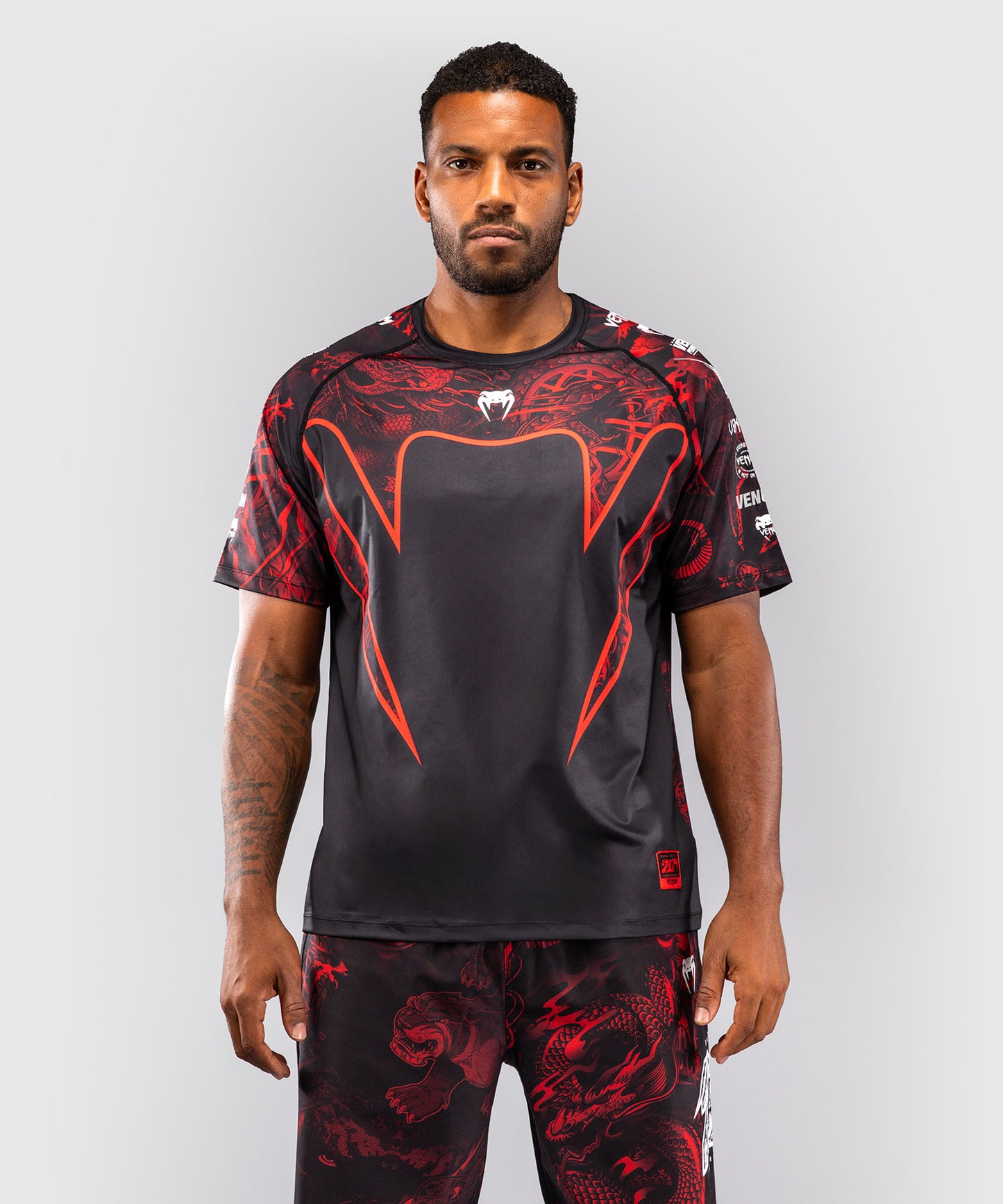 Venum 20th Anniversary Maglietta Dry Tech - Nero/Rosso
