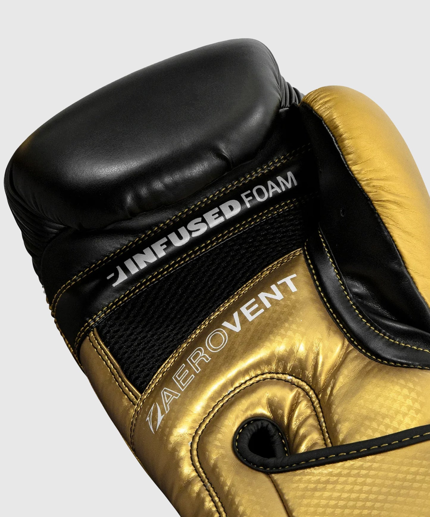 Title Boxing Infused Foam Interrogate 2.0 Boxing Gloves – Gold/Black