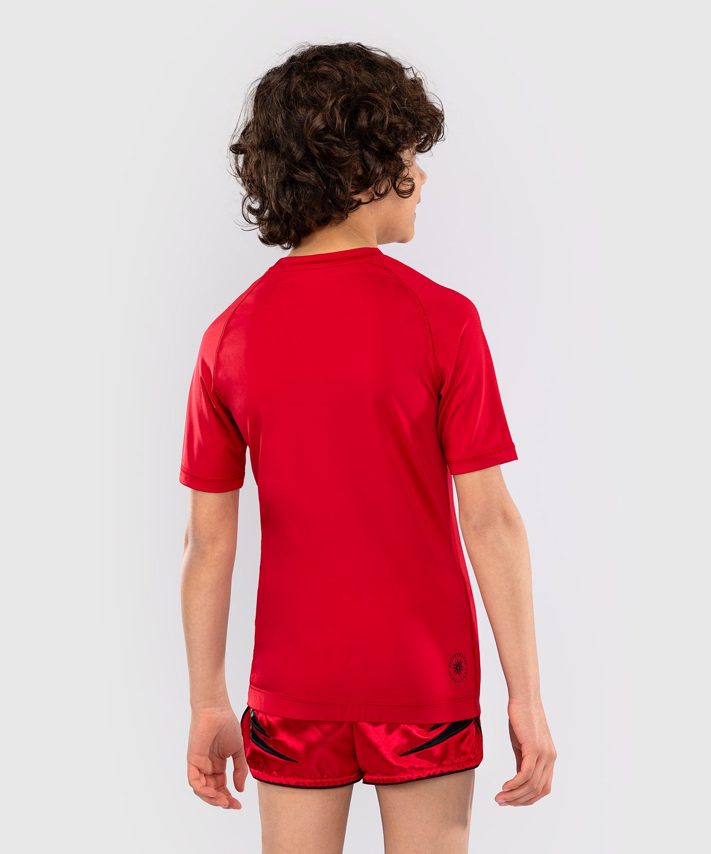Rashguards Manches Courtes pour Enfants Venum Contender - Rouge Cerise