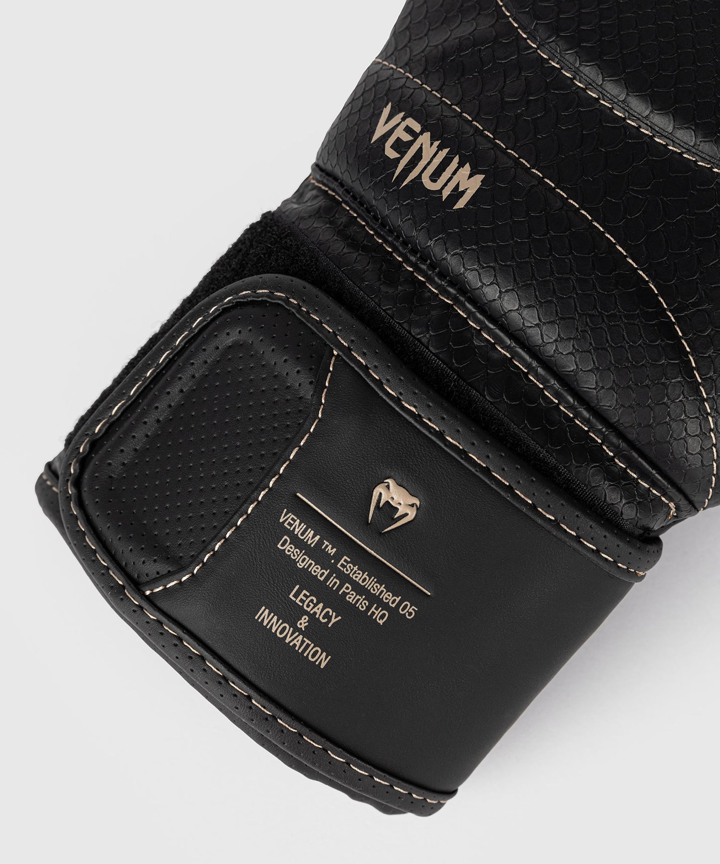 Venum Impact Evo Scales Boxing Gloves - Black