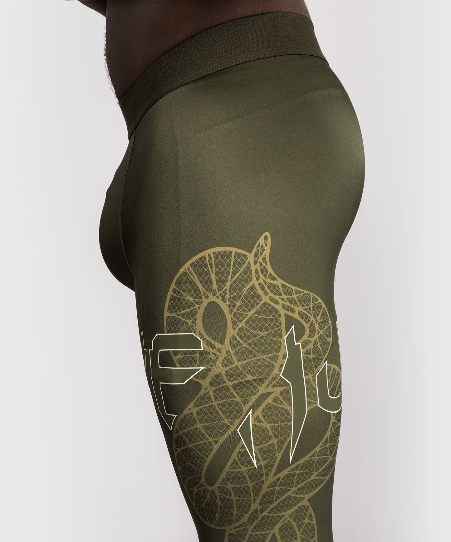 Pantalon de Compression Venum Serpenti – Kaki/Bronze/Ivoire