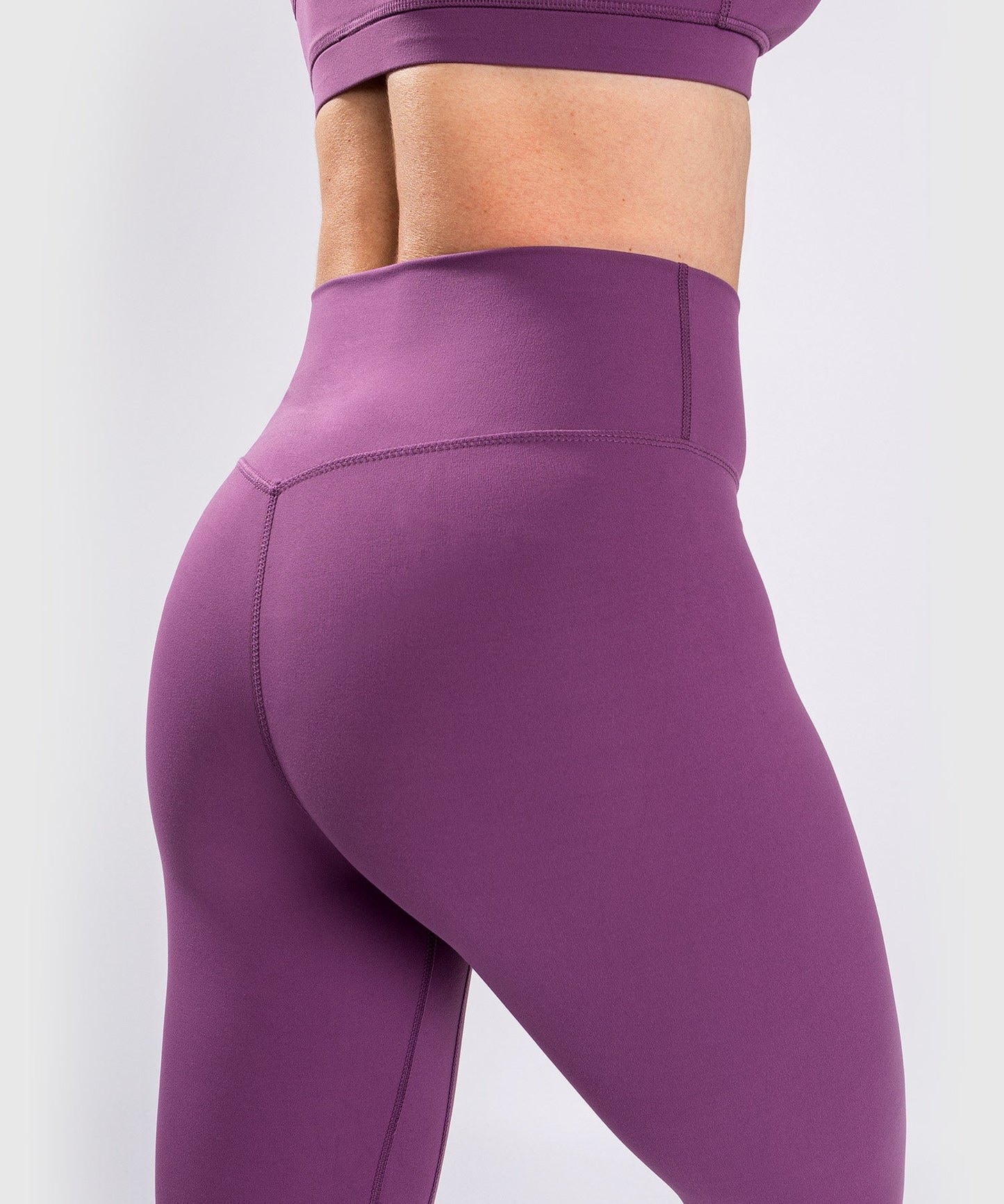 Venum Essential Lifestyle Leggings - Dark Orchid/Brushed Silver
