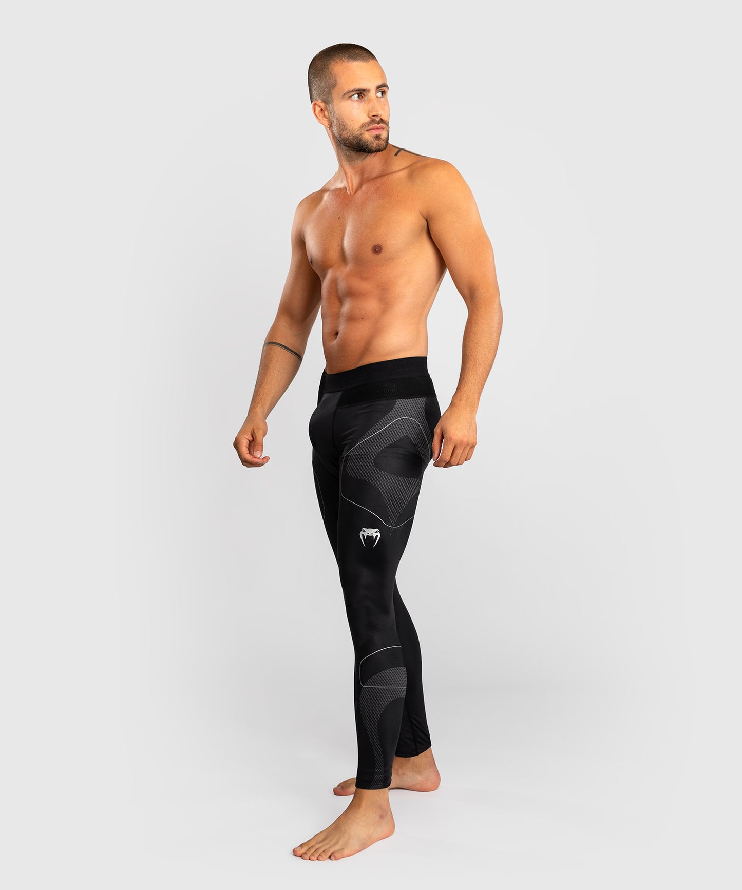 Pantalon de Compression Venum Nexus – Noir/Argent