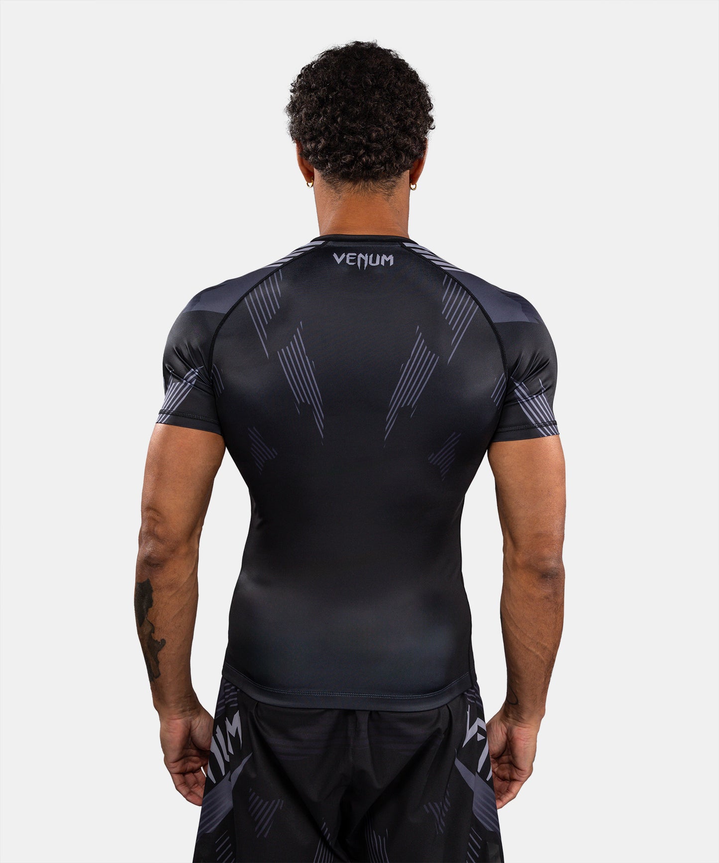 Venum No-Gi 6.0 Short Sleeve Rashguard - Black/Grey