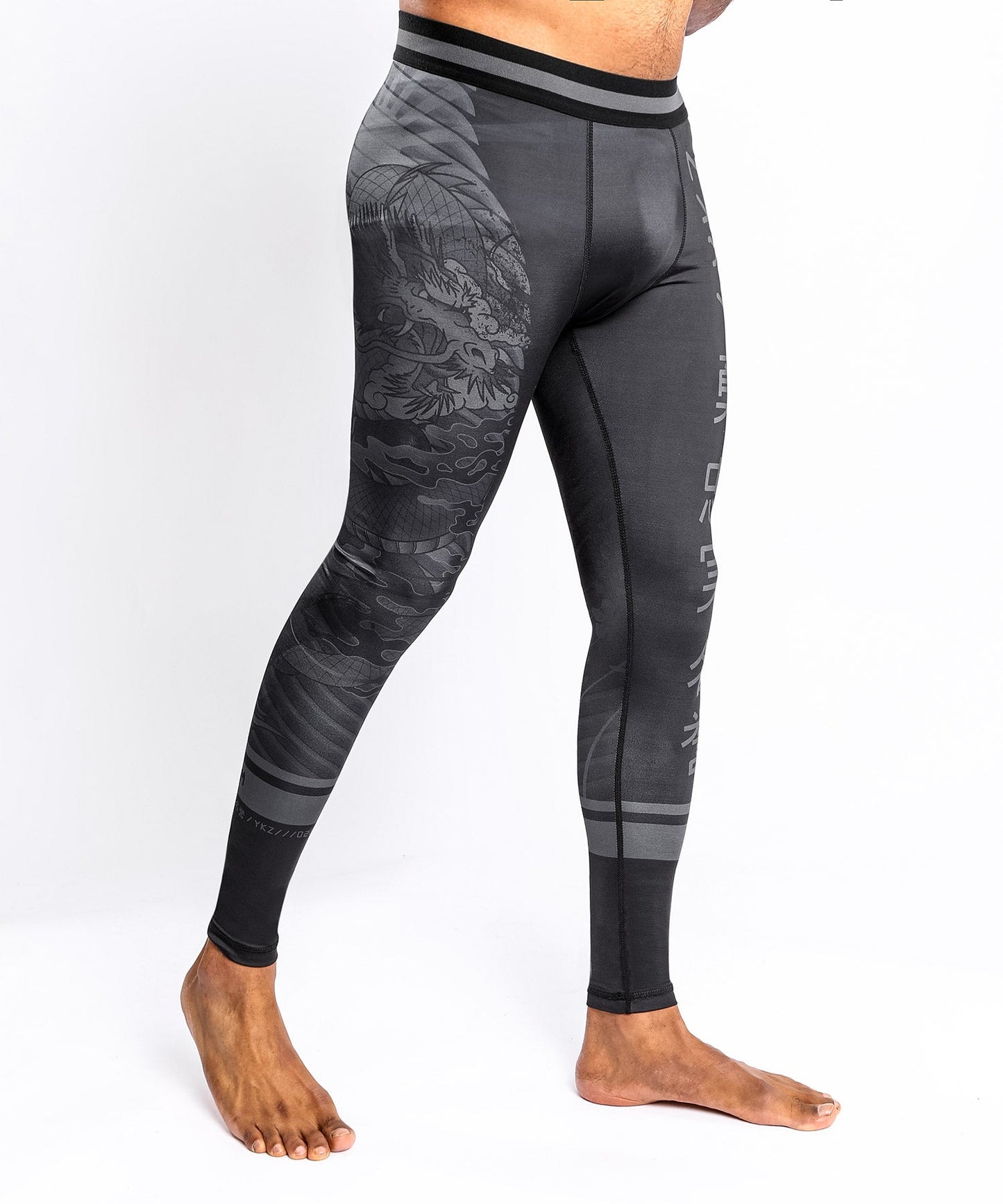 Venum YKZ21 Compression Pants - Black/Black