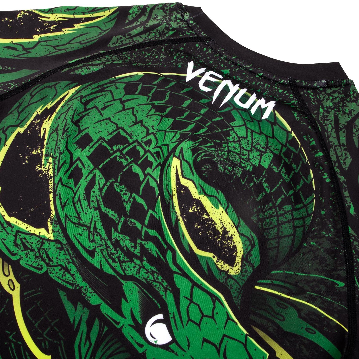 Rashguard Venum Green Viper - Manches courtes - Noir/Vert
