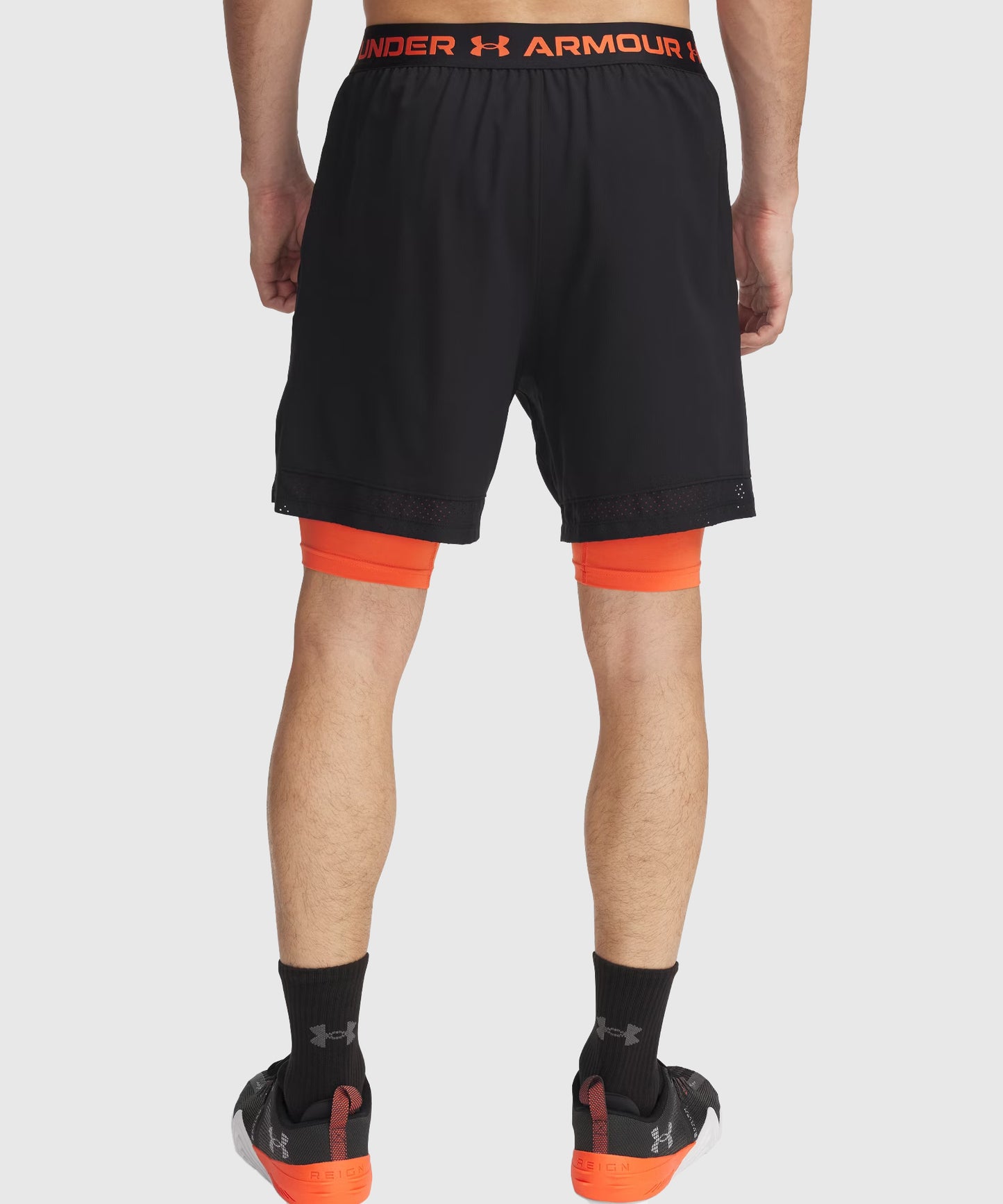 Short 2 En 1 Under Armour Ua Vanish Woven - Noir/Noir