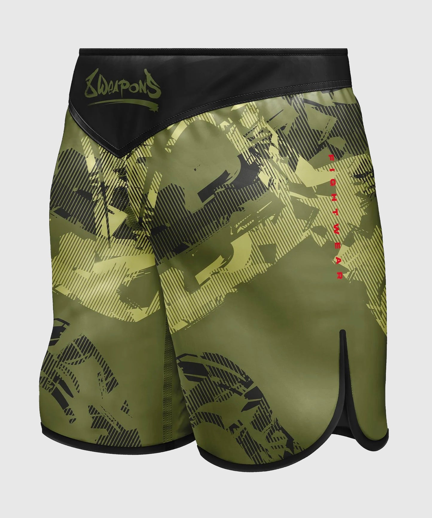 8 Weapons Hit 2.0 Fightshorts - Oliv
