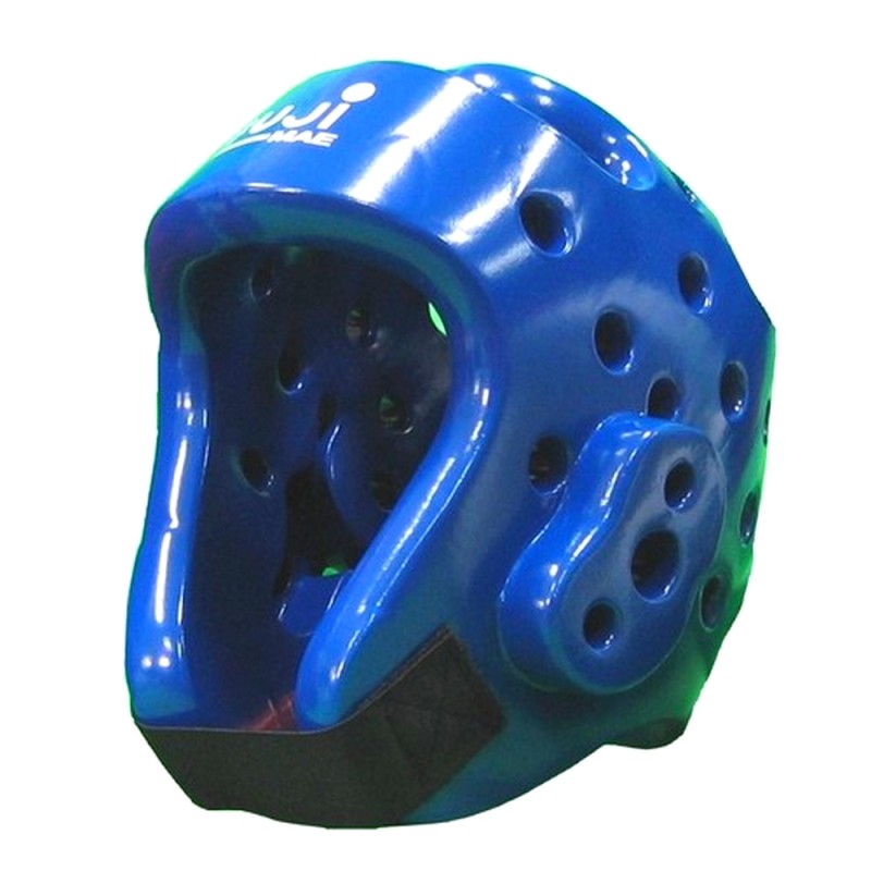 Casque de taekwondo FUJIMAE WTF (adulte et enfant) – Bleu