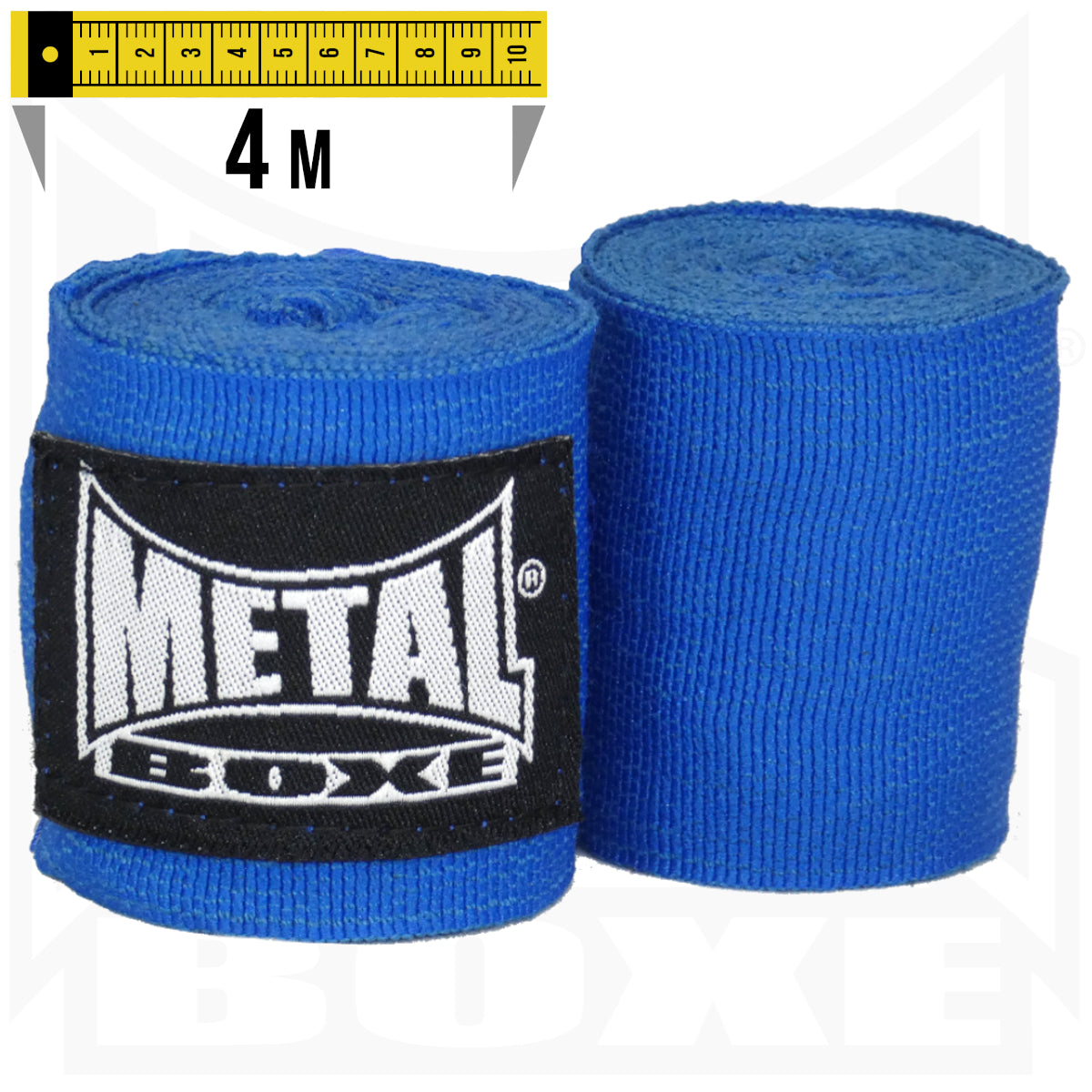 Boxbandagen Metal Boxe - Blau - 4 m