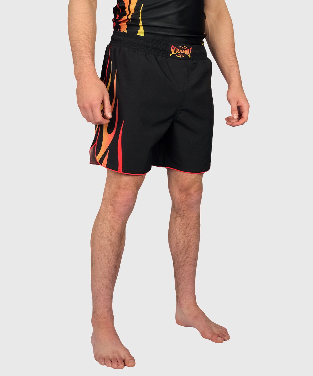 Fightshort Scramble 1998 Fire - Noir/Rouge