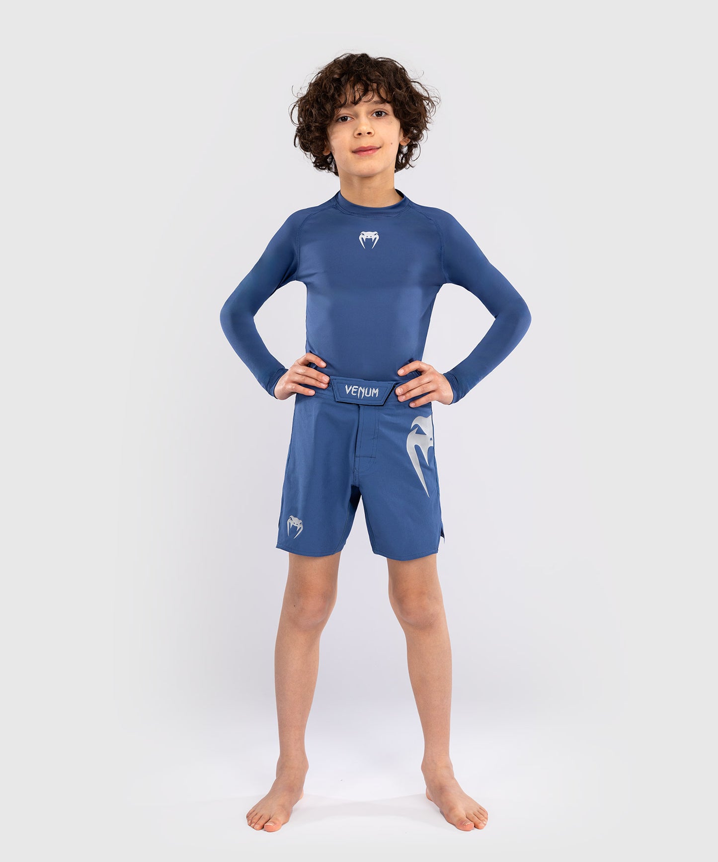 Venum Light Kids Fight Shorts - Royal Blue