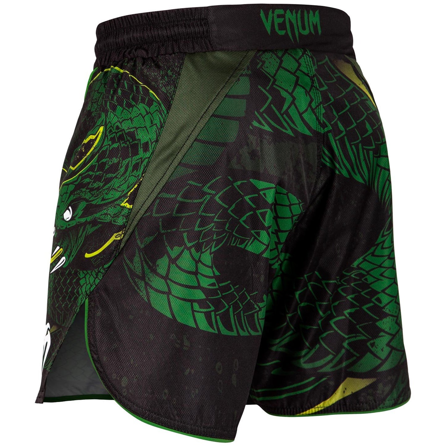 Venum Green Viper Fightshorts - Black/Green