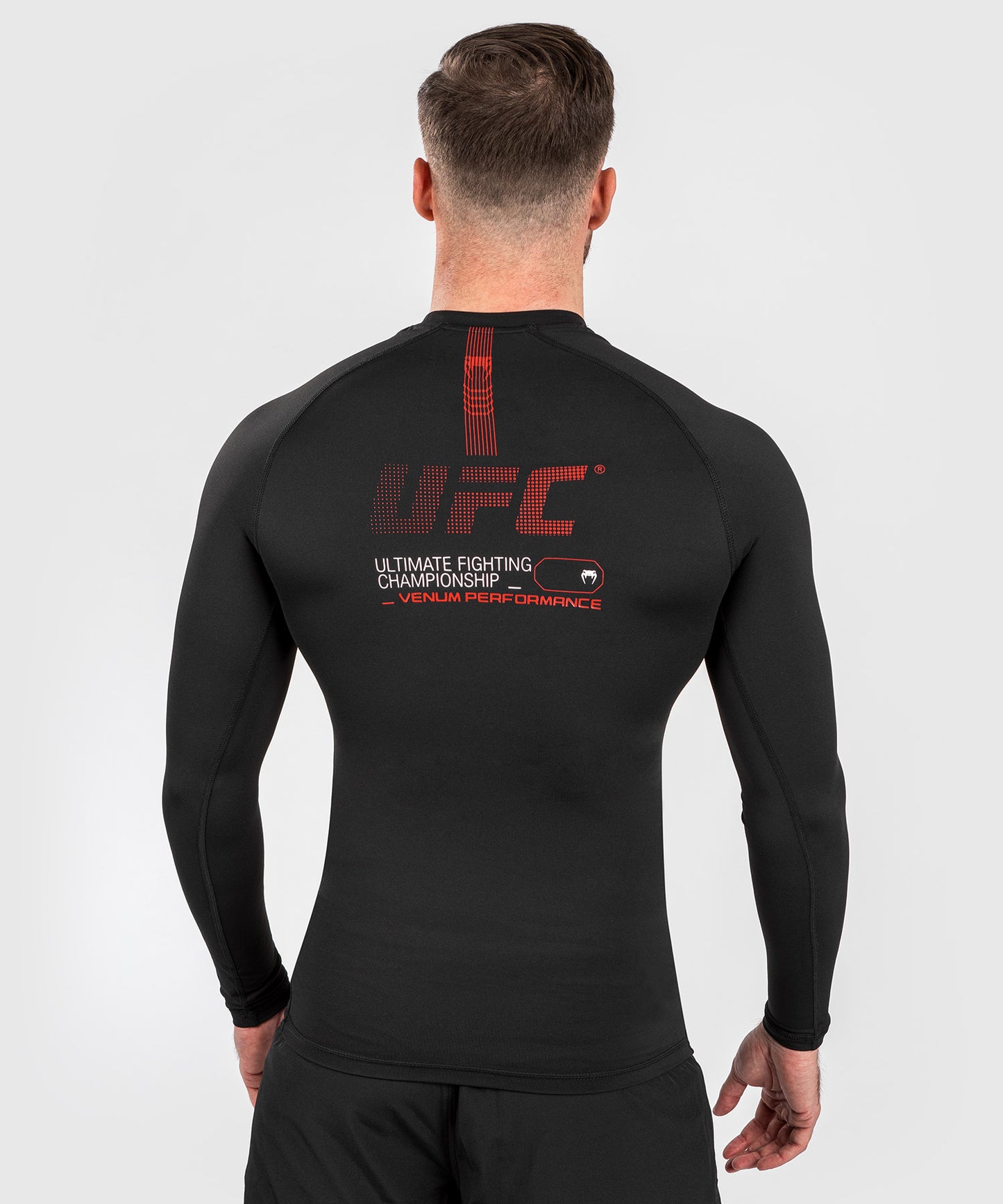 Rashguard Performance à manches longues pour Hommes UFC Adrenaline by Venum Fight Week - Noir