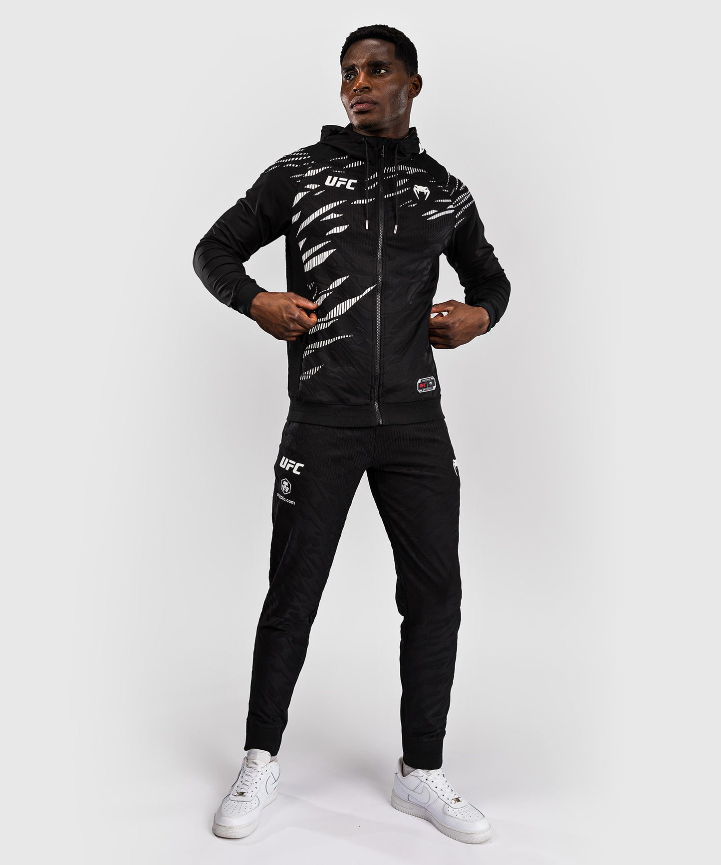 Veste à Capuche pour Hommes UFC Fusion by Venum Personnalisé Authentic Fight Night - Noir