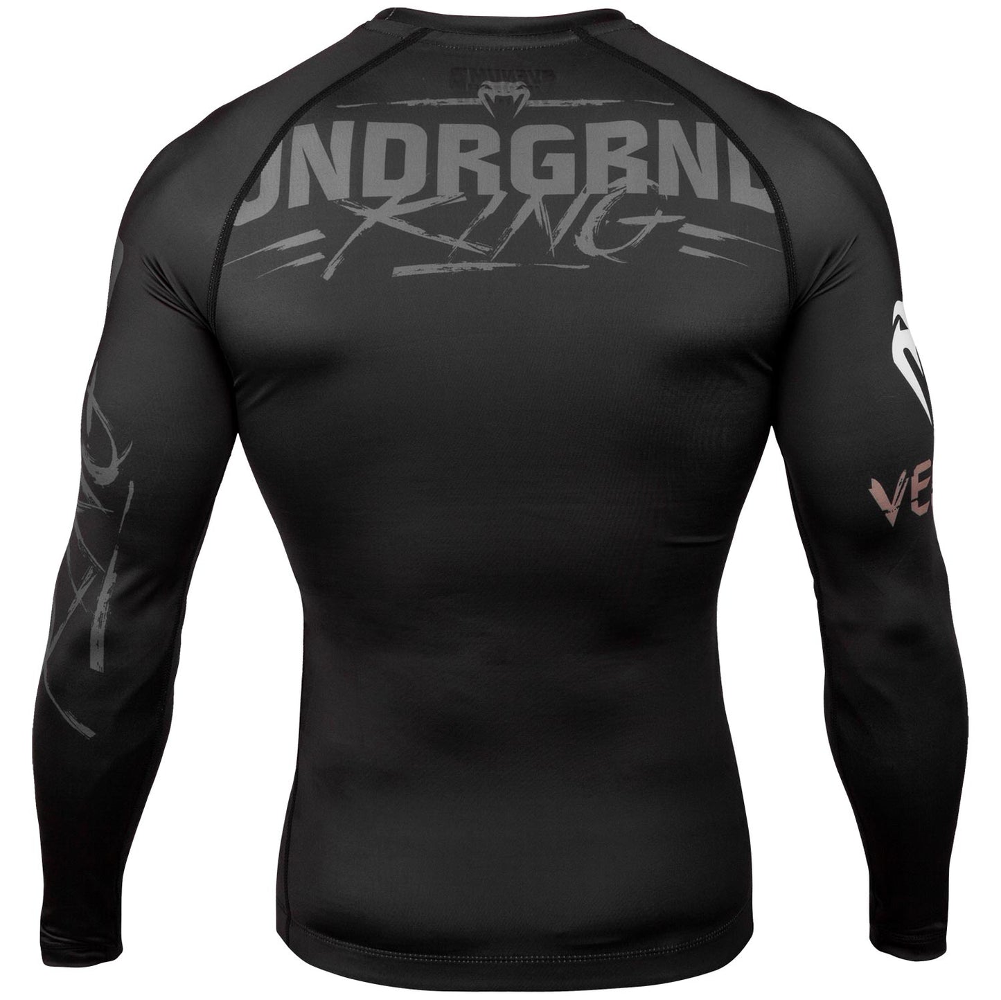 Rashguard Venum Underground King - Manches longues - Noir/Sable