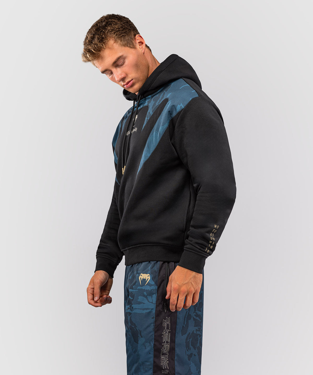 Jujutsu Kaisen x Venum Fushiguro Sudadera con Capucha – Verde Océano