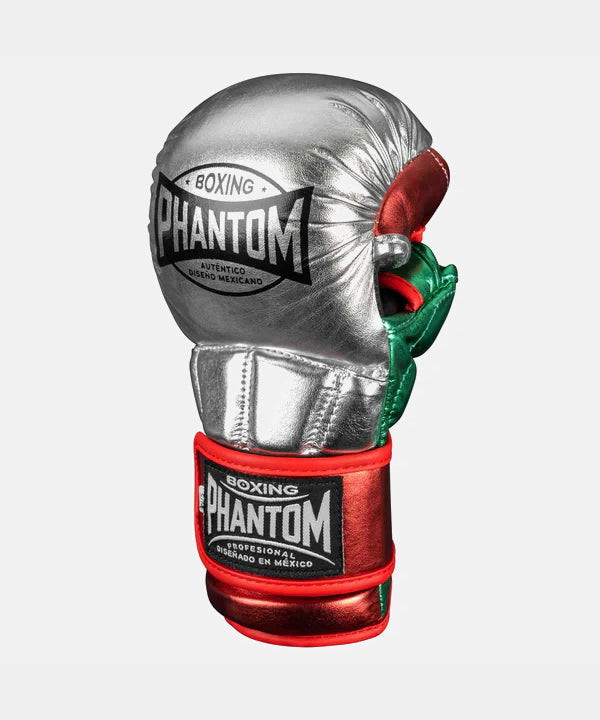 Gants de sparring MMA Mexico Phantom Athletics - Argent/Vert/Rouge