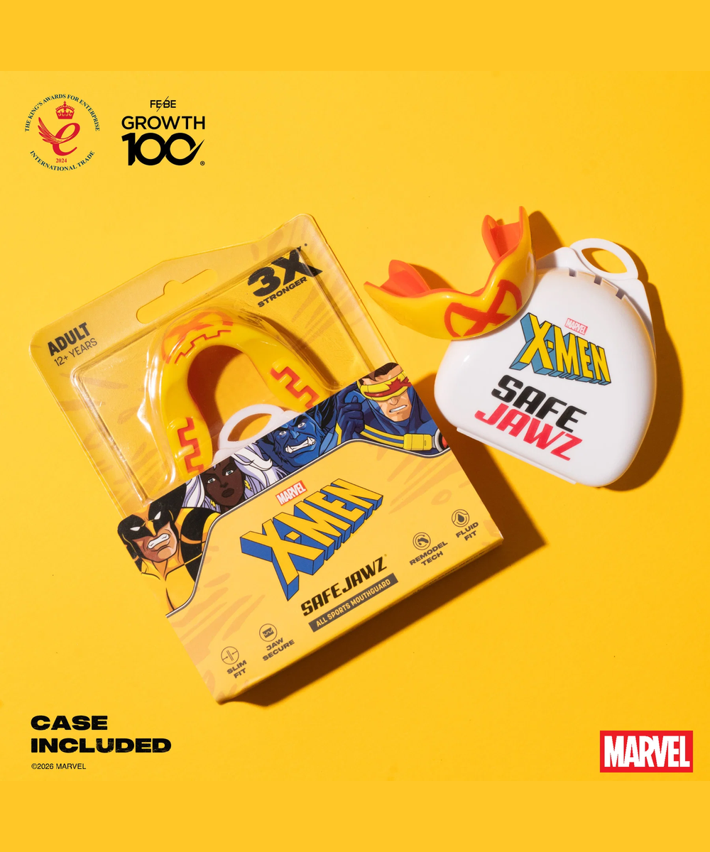 Safejawz Marvel X-Men Logo Paradenti - Giallo