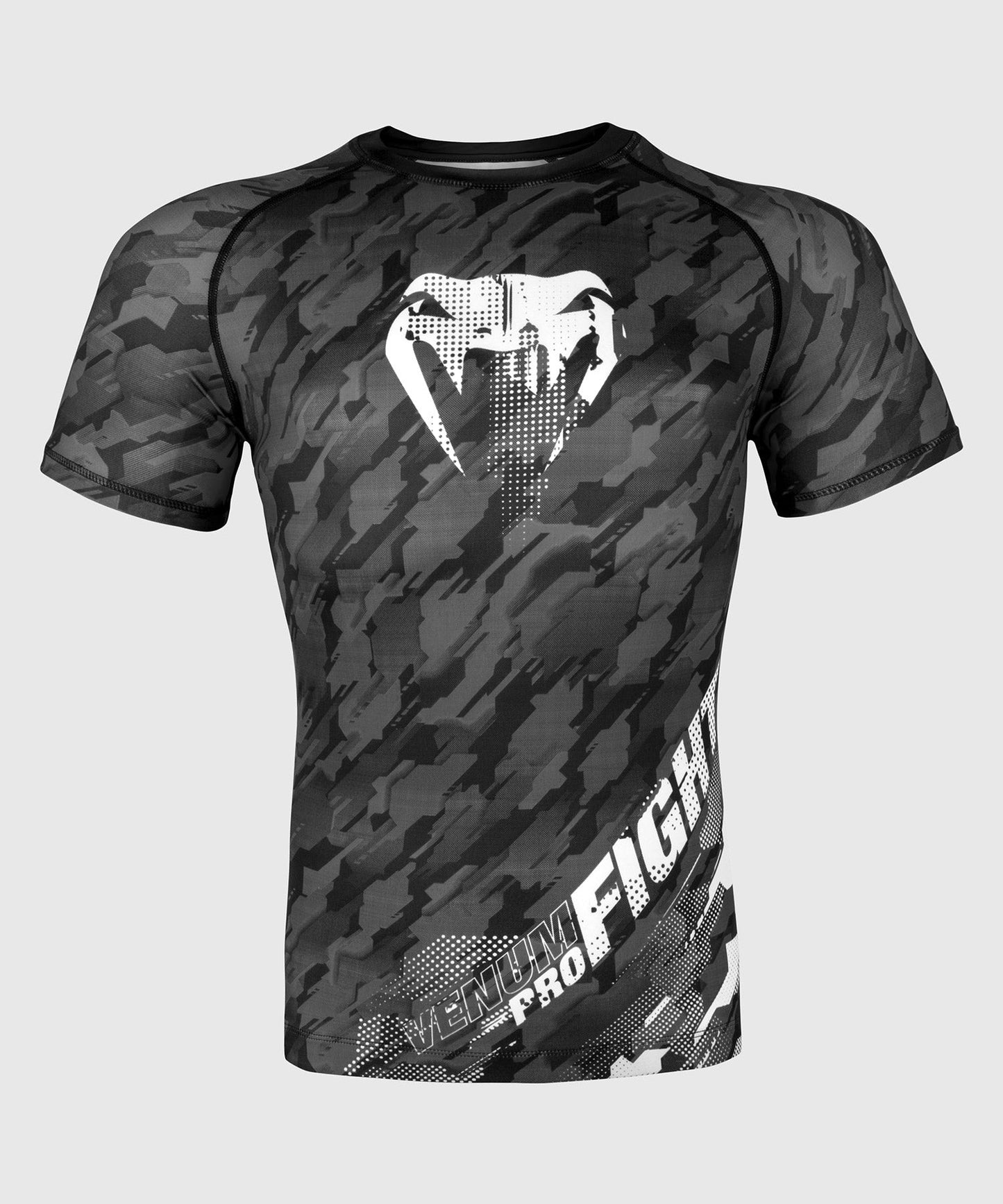 Rashguard Venum Tecmo - Short Sleeve - Grey