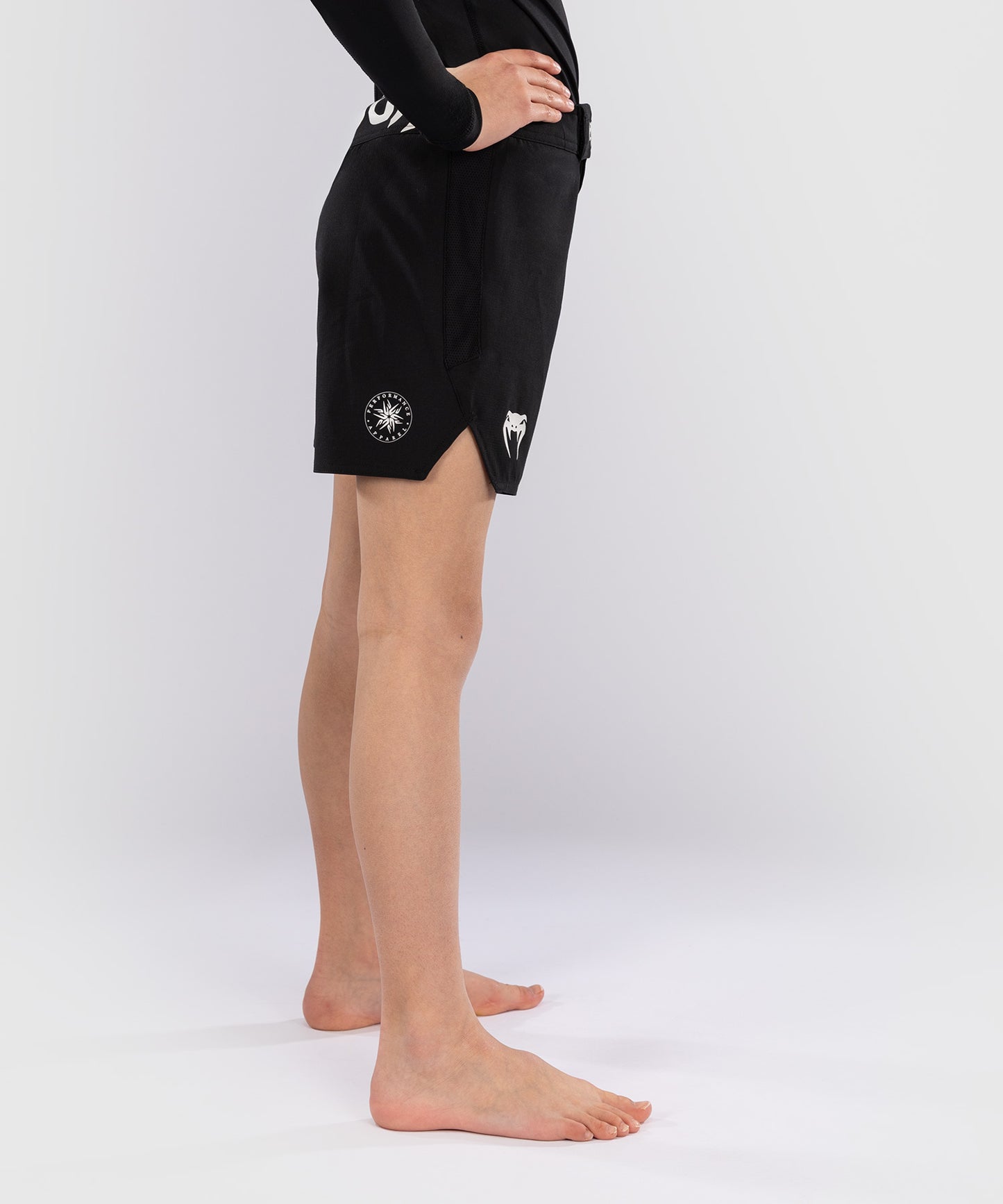 Venum Light Kids Fight Shorts - Black