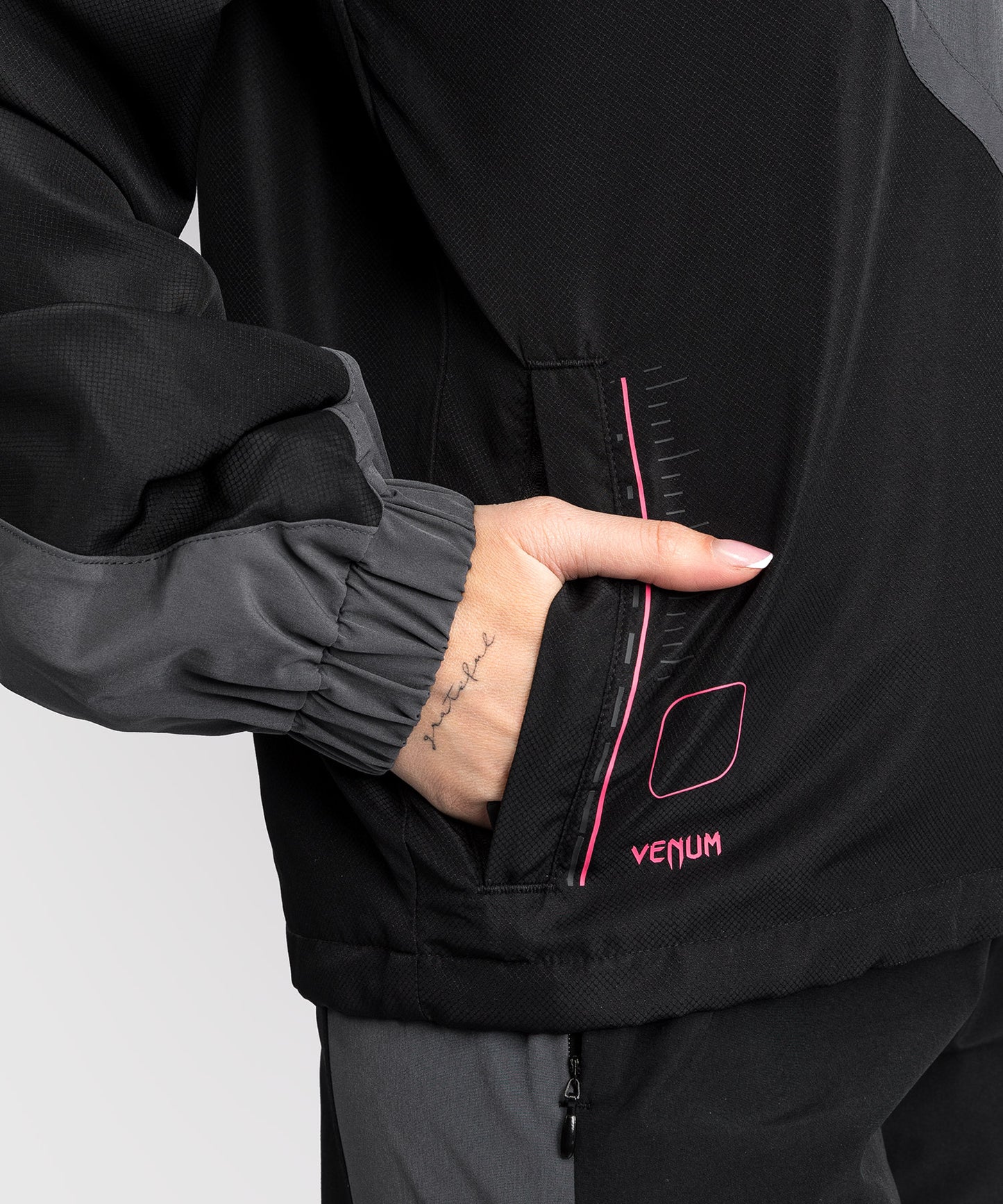Venum Tactical XT Warm-Up Jacket - Black/Temper Storm Grey