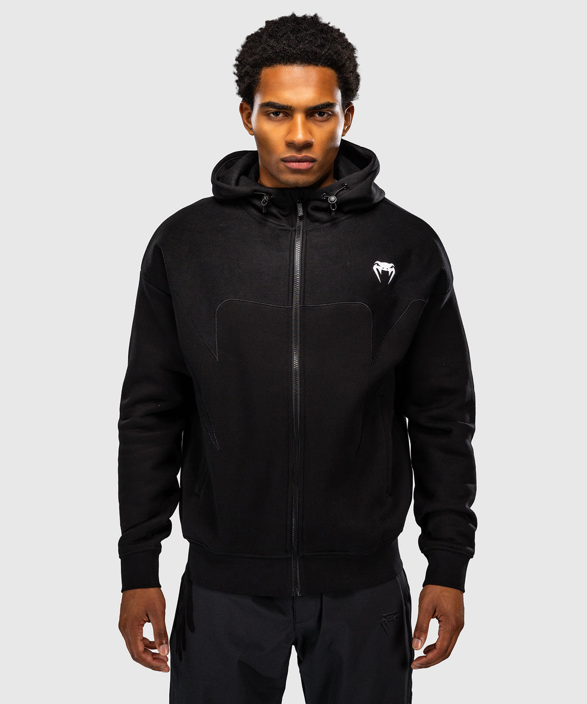 Venum Attack Fleece & Weave Trainingsjacke - Schwarz