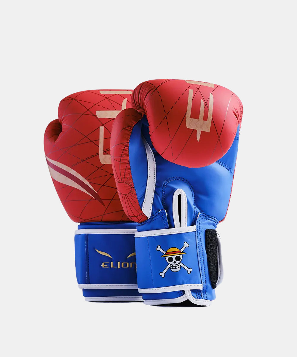 Elion X One Piece Luffy Boxhandschuhe - Rot/Blau