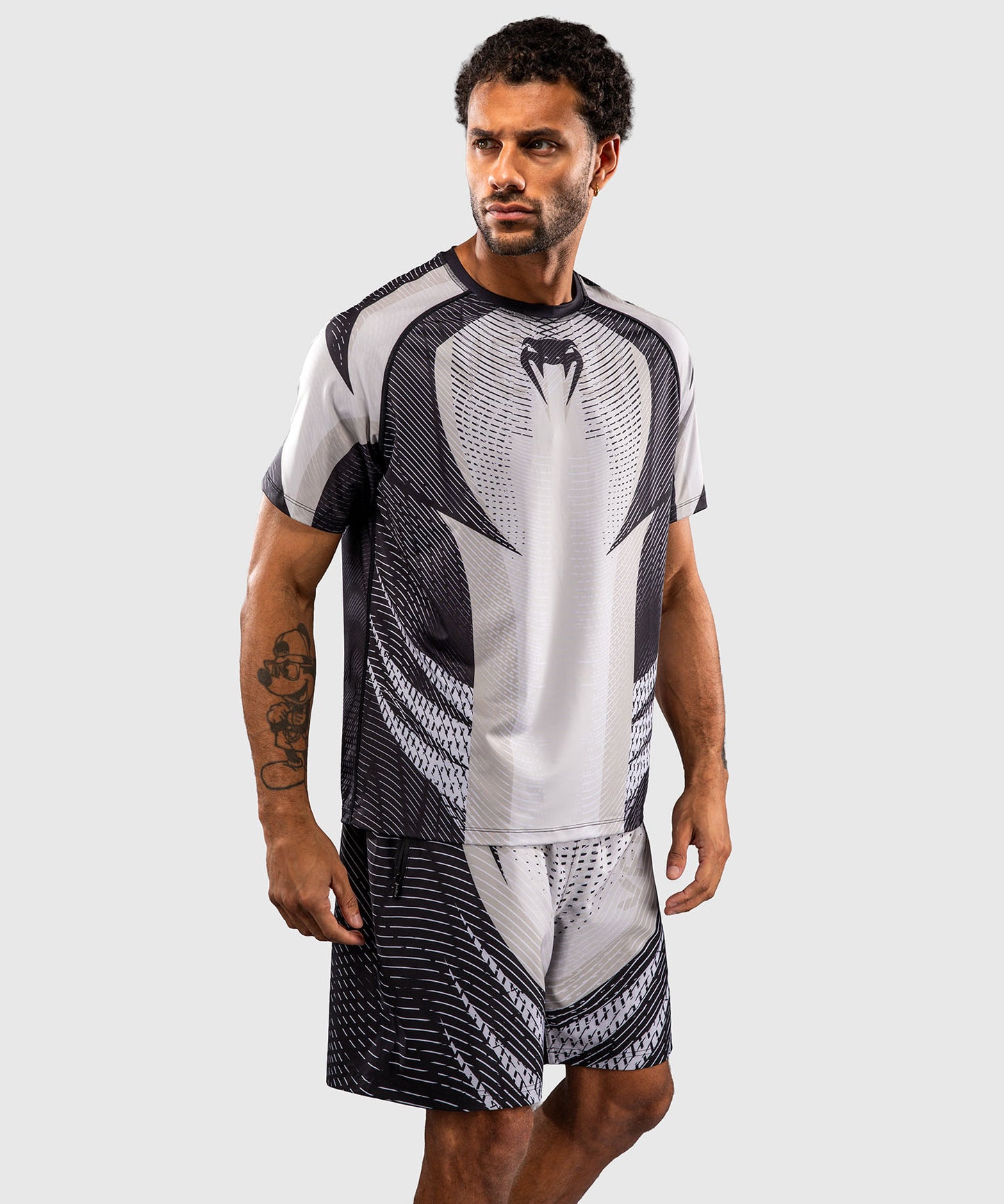 Venum Galactic 3.0 Dry-Tech T-Shirt - Cremeweiß/Schwarz