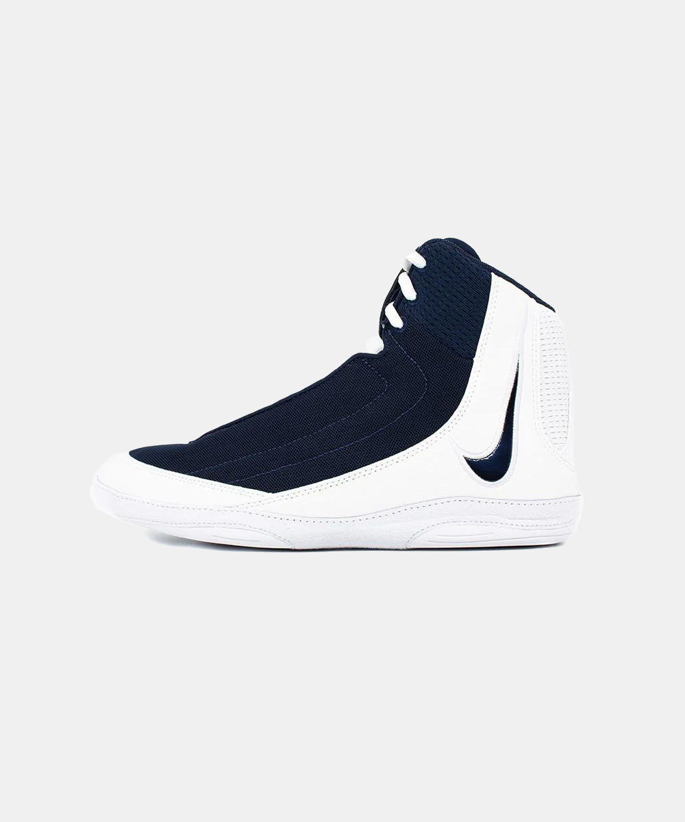 Chaussures de Lutte Inflict 4 Nike - Bleu Marine/Blanc