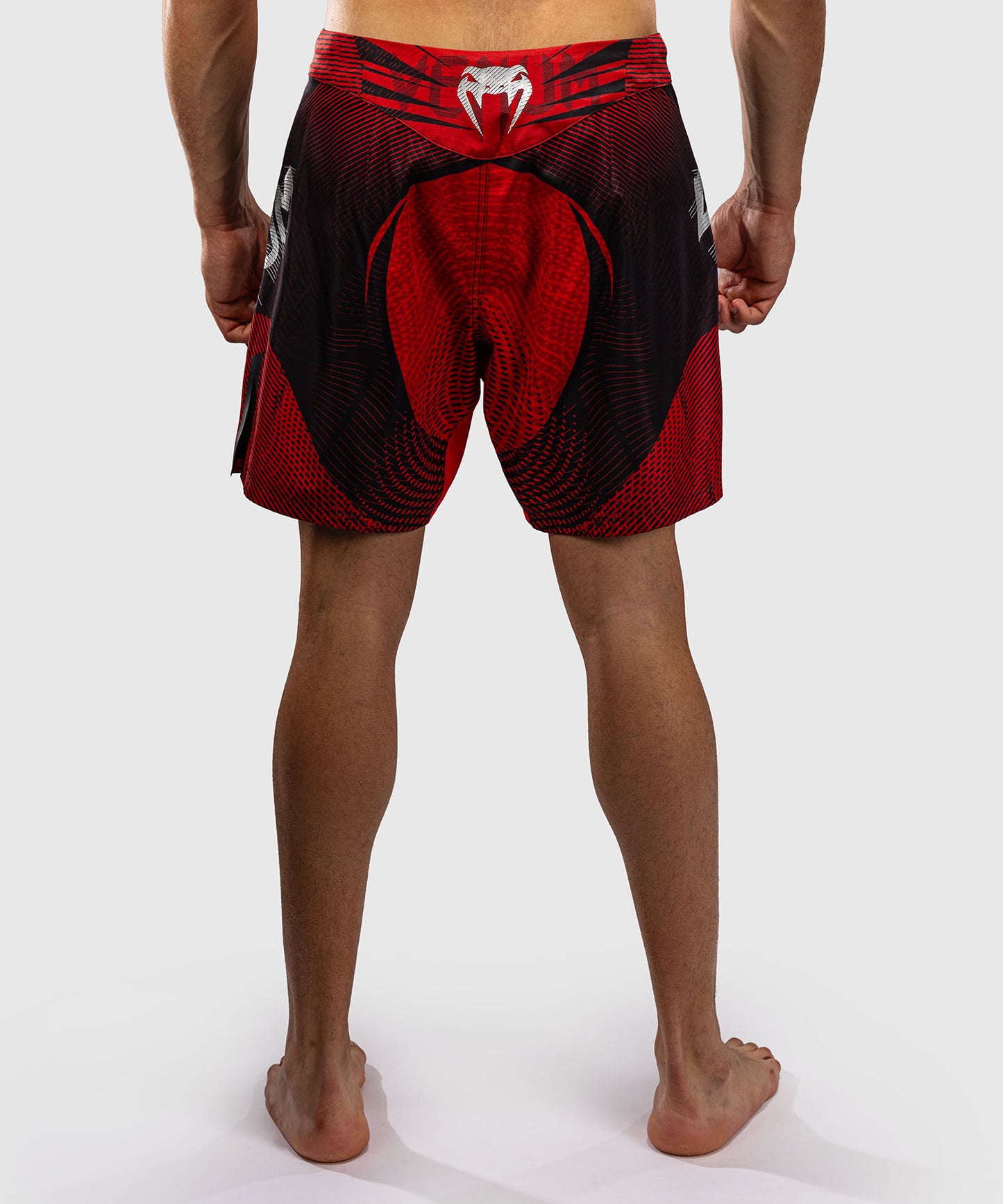Venum Galactic 3.0 Fight Shorts - Red/Silver