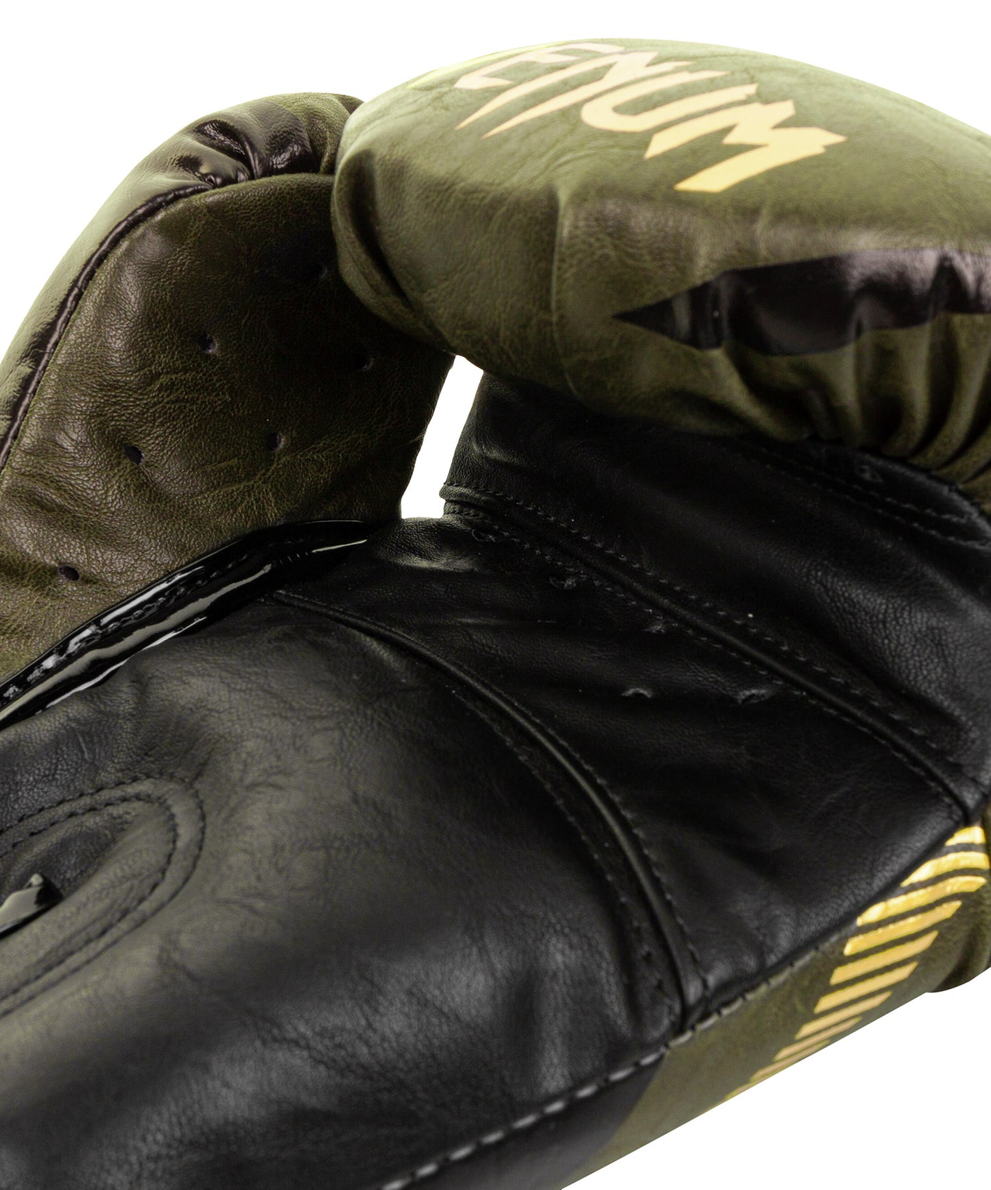 Venum Impact Boxhandschuhe - Khaki/Gold