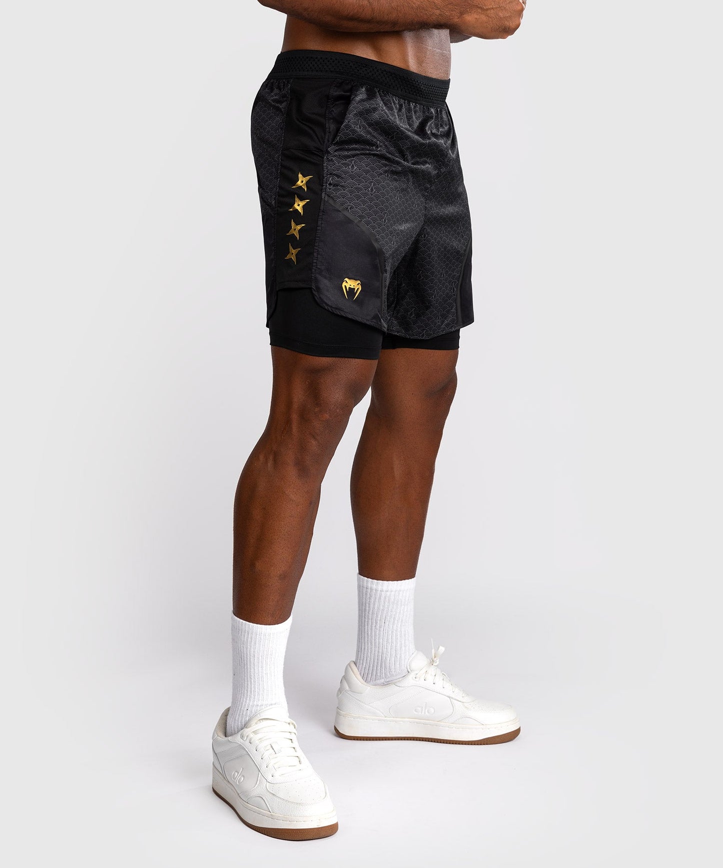 Venum x Assassin's Creed Shadows Training Shorts - Black/Gold