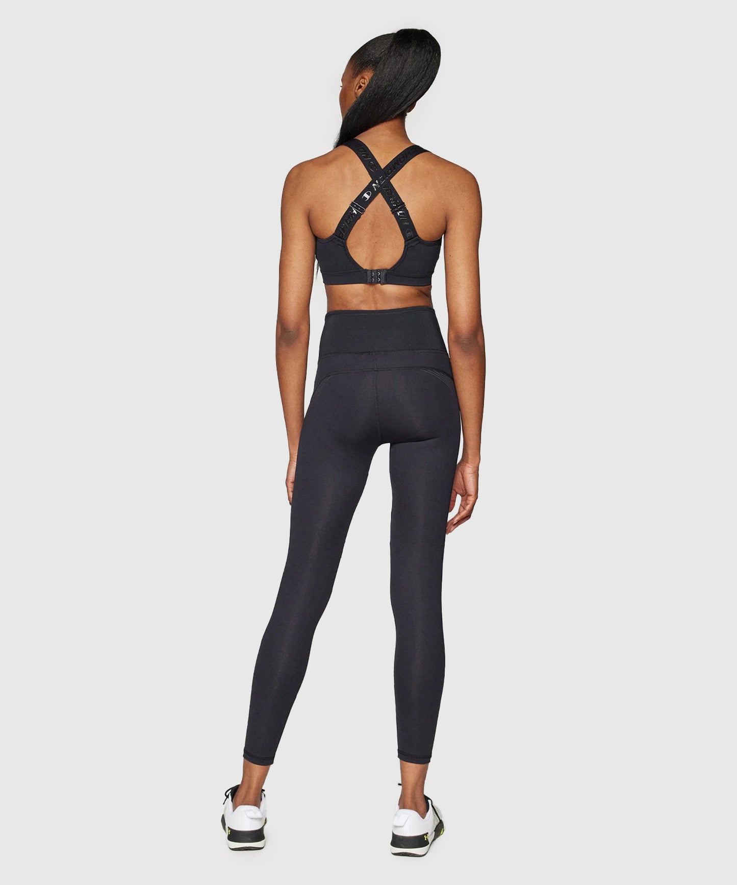 Leggings Champion At Athletic - Noir/Blanc