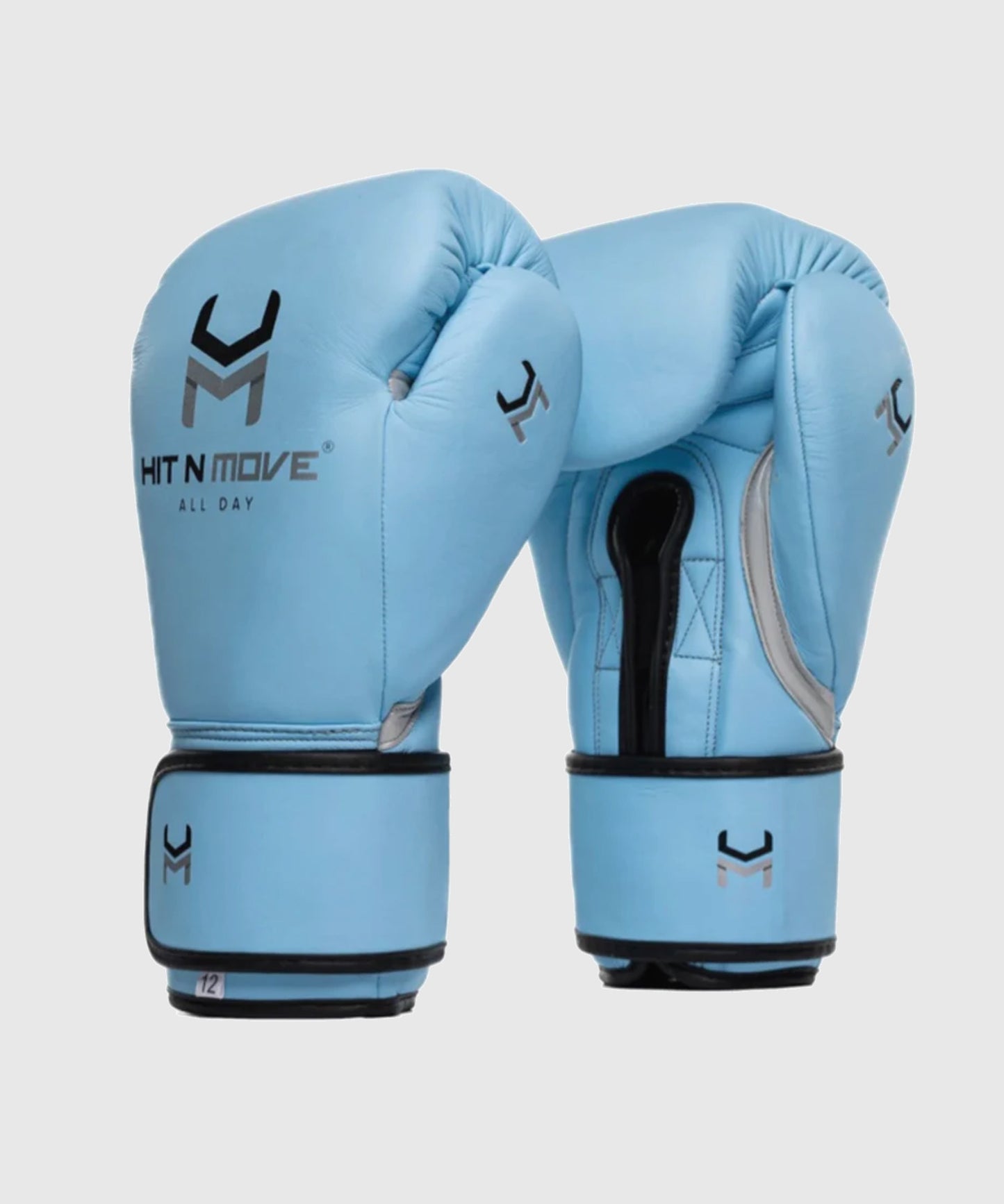 Hit N Move All Day® Pro Balance Lace-Up Boxing Gloves - Sky Blue