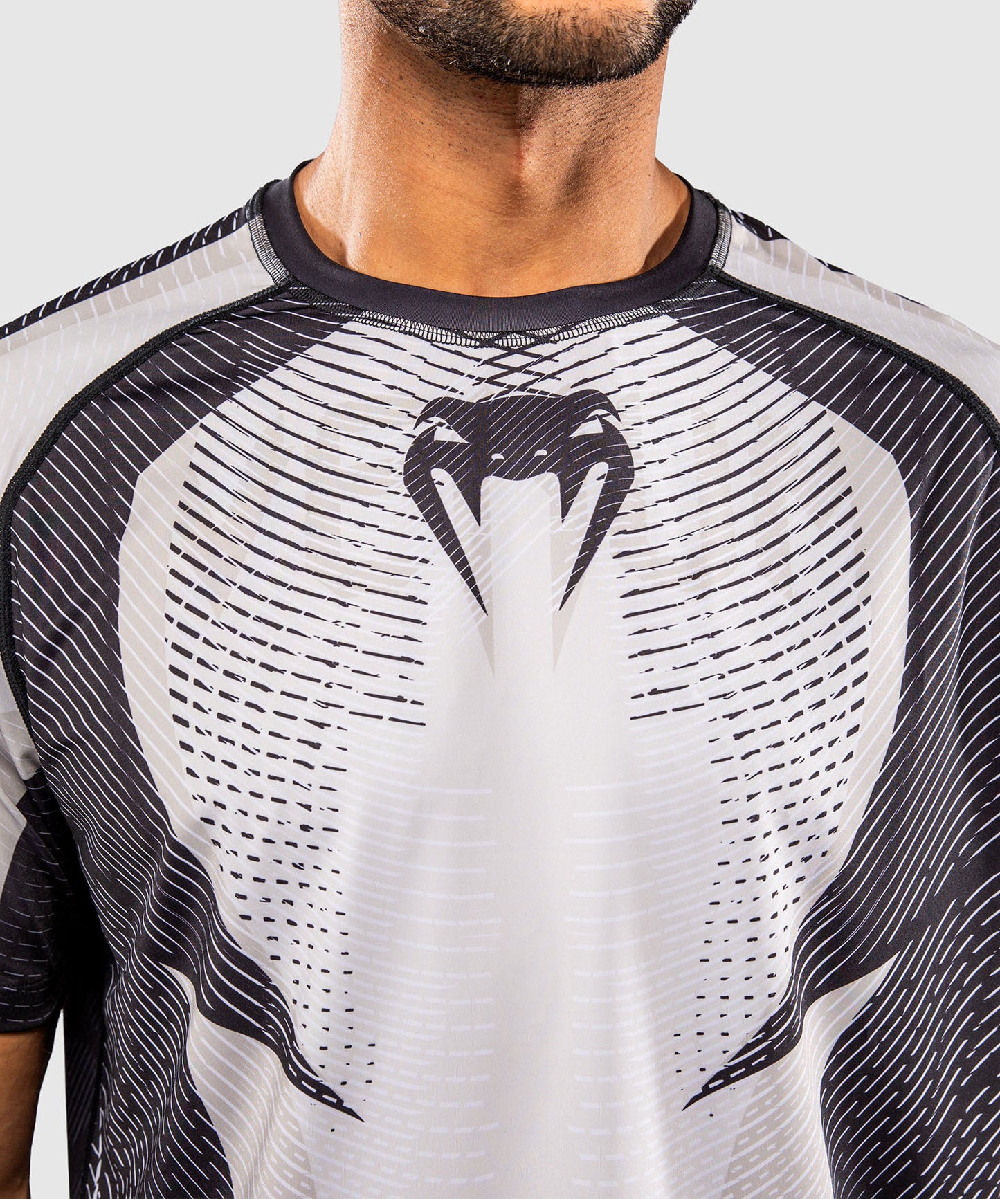 Venum Galactic 3.0 Dry-Tech T-Shirt - Cremeweiß/Schwarz