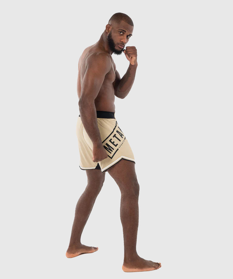 Fightshort Metal Boxe - Beige