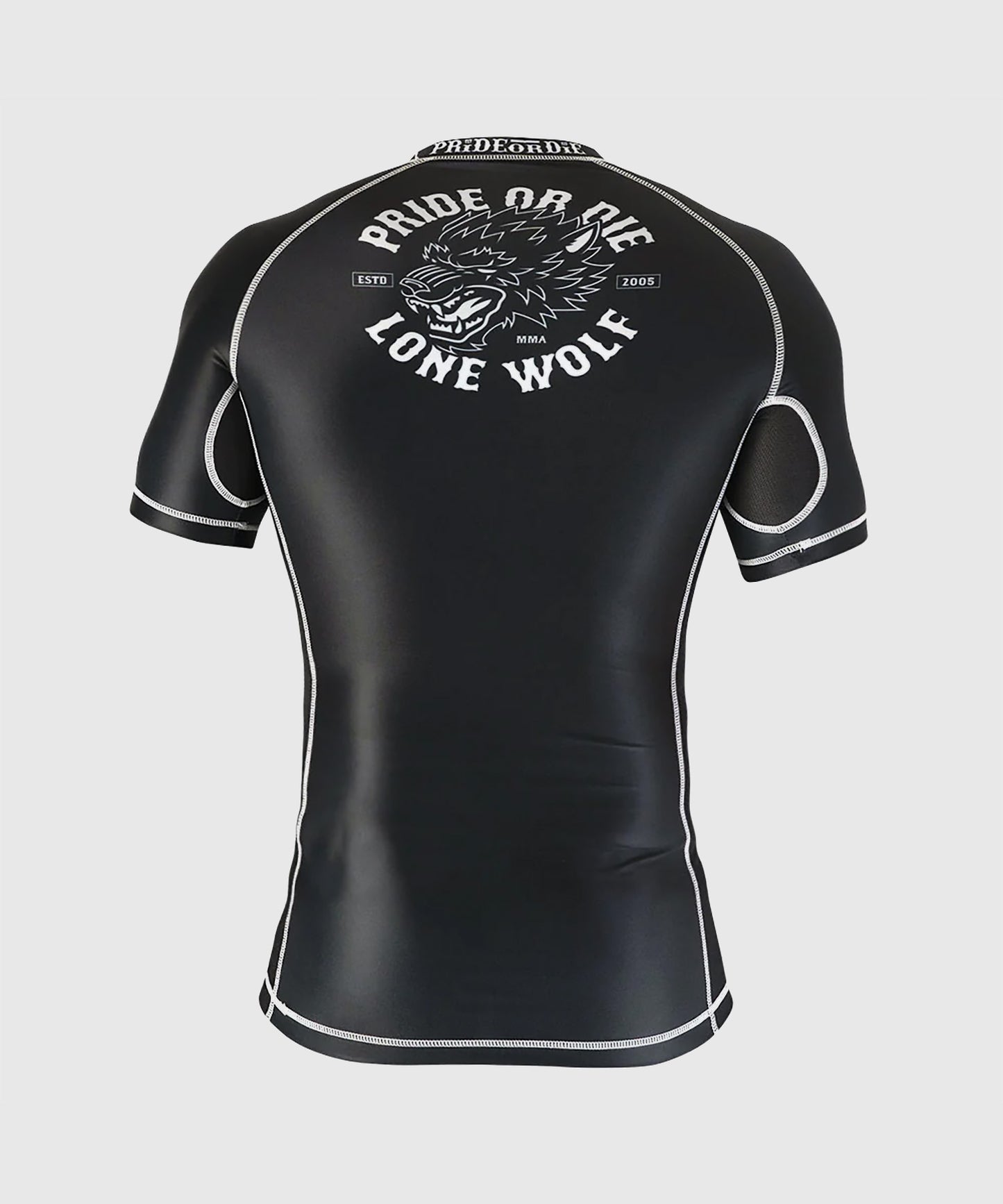 Rashguard Pride Or Die Lone Wolf - Noir