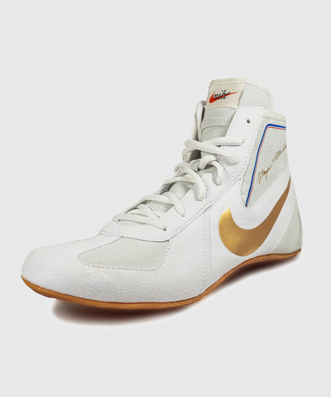 Nike Footsweep 2 SE Scarpe da Lotta - Bianco/Oro/Gomma